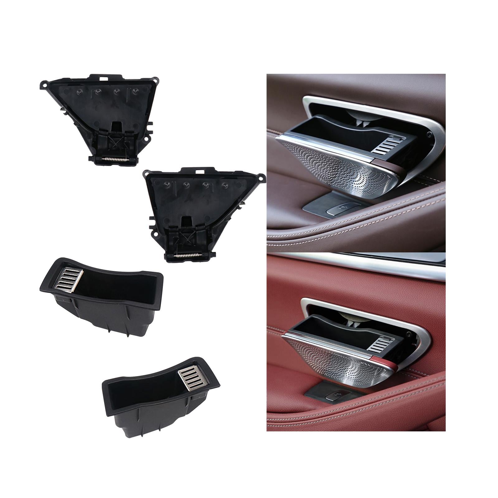 Car Ashtray Direct Replaces 105x40mm for BMW 5 Series 2015-2023 525 535 Ashtray cover L