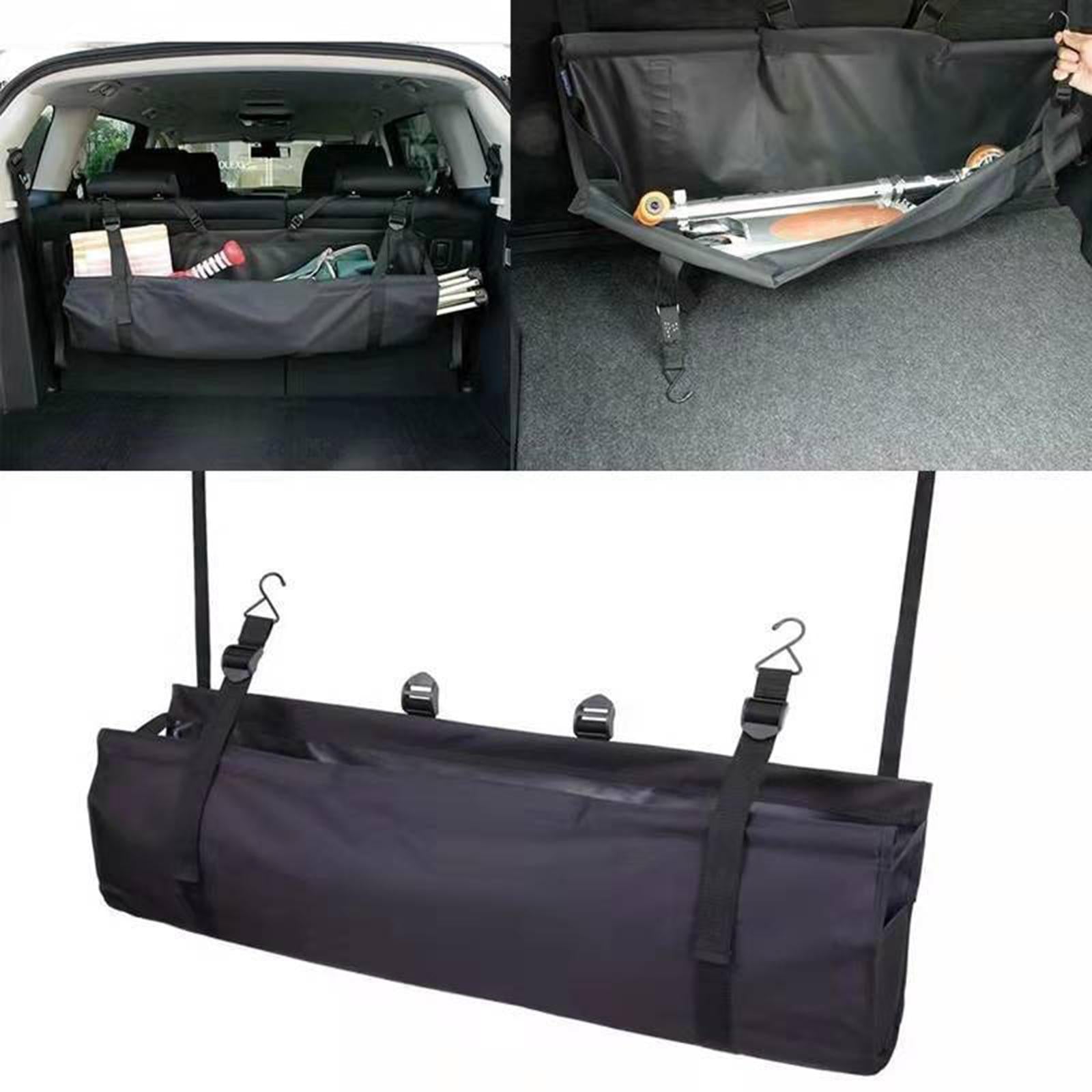 Car Storage Bag to Install on Headrest Oxford Cloth Car Trunk Organizer