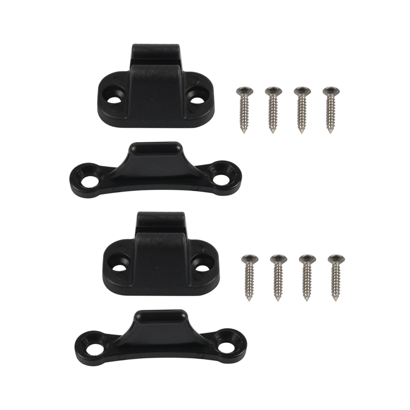 Door Stops with 8 Screws Retainer Clip for Campervans Motorhome