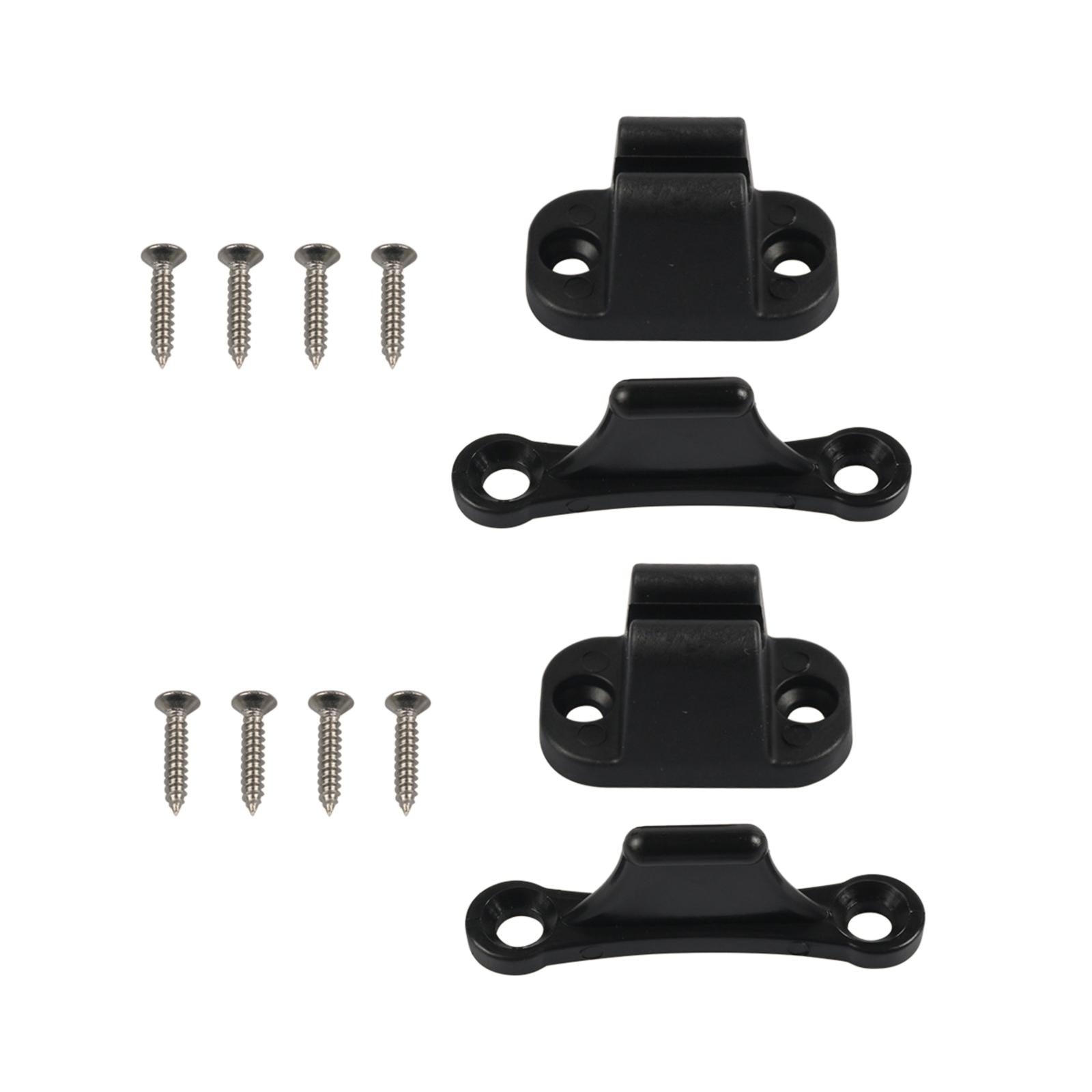 Door Stops with 8 Screws Retainer Clip for Campervans Motorhome