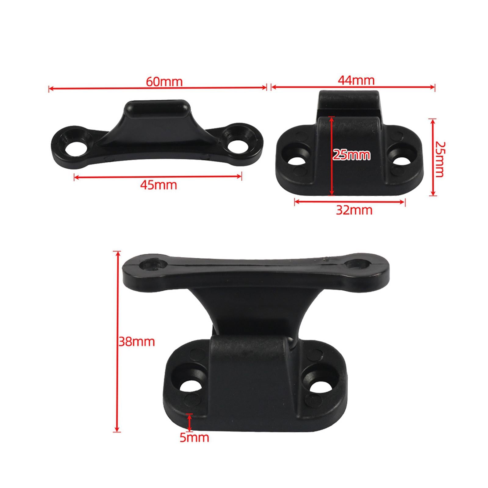 Door Stops with 8 Screws Retainer Clip for Campervans Motorhome