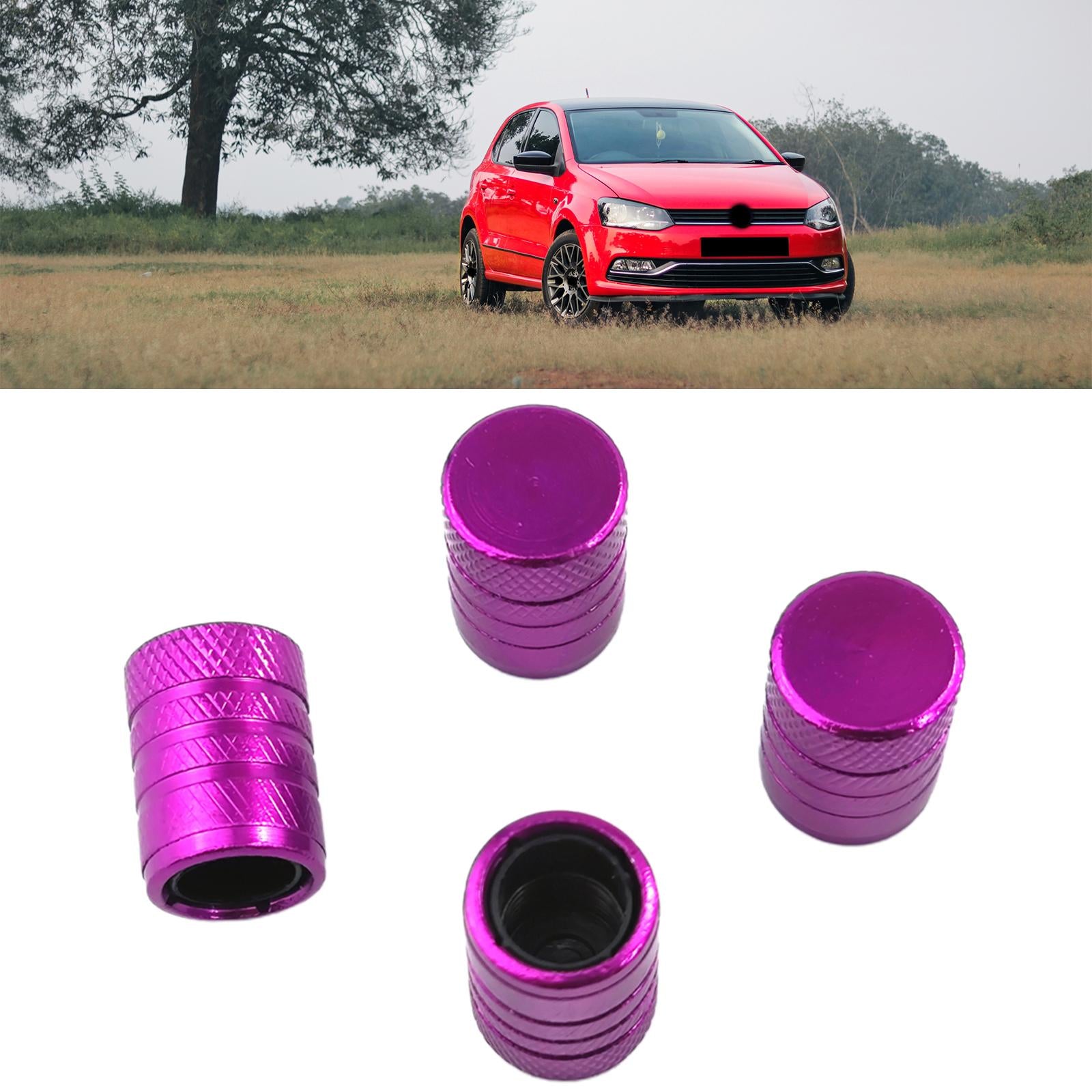 4x Tire Valve Stem Caps Spare Parts Replaces Accessories for Automobile