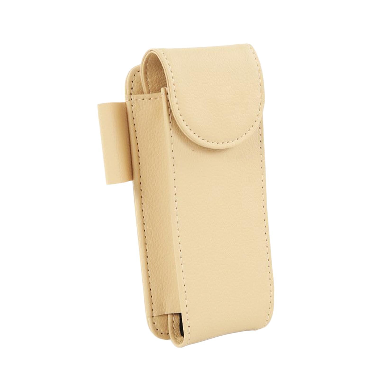 Sunglasses Holders for Car Sun Visor Universal for Automobile Truck SUV Beige