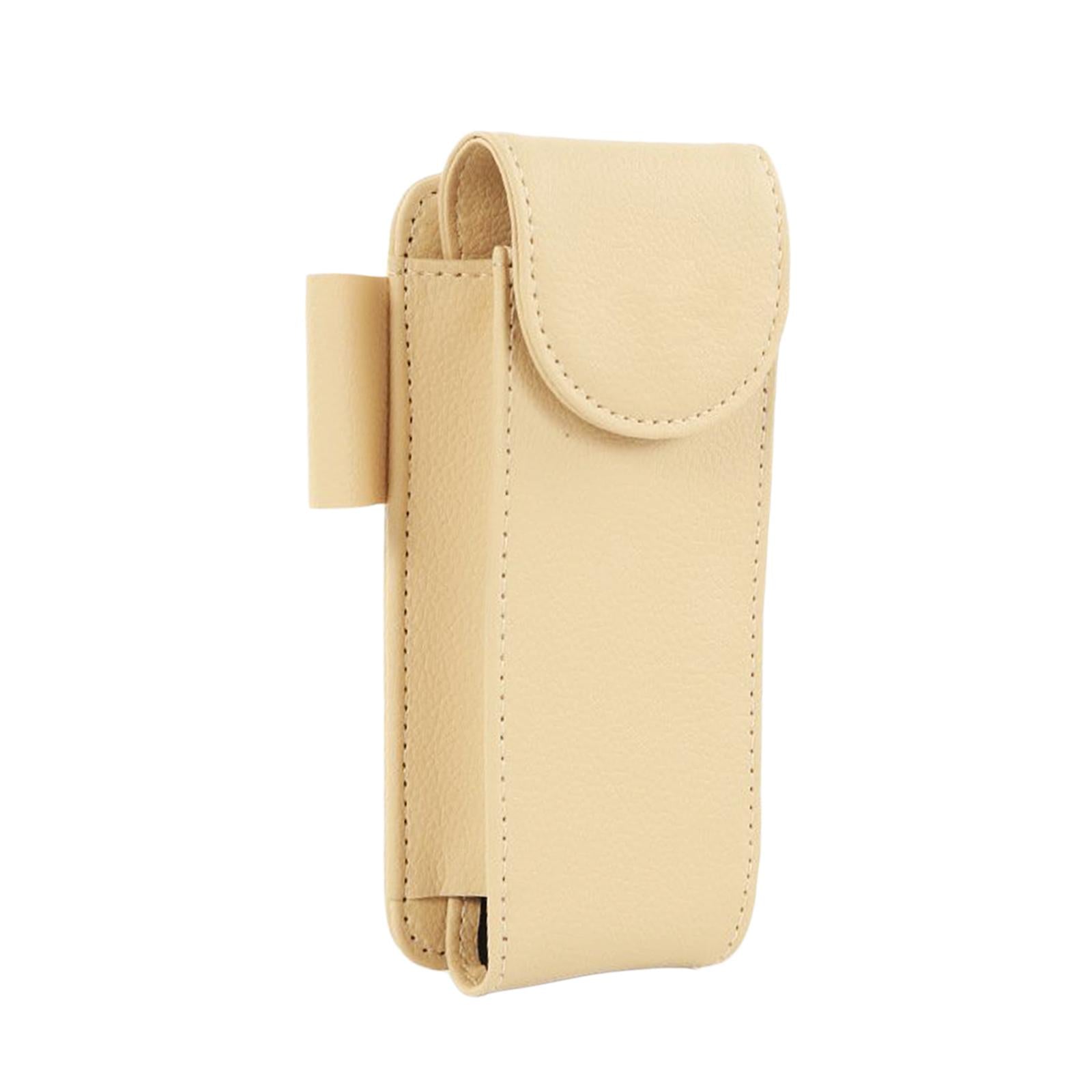 Sunglasses Holders for Car Sun Visor Universal for Automobile Truck SUV Beige