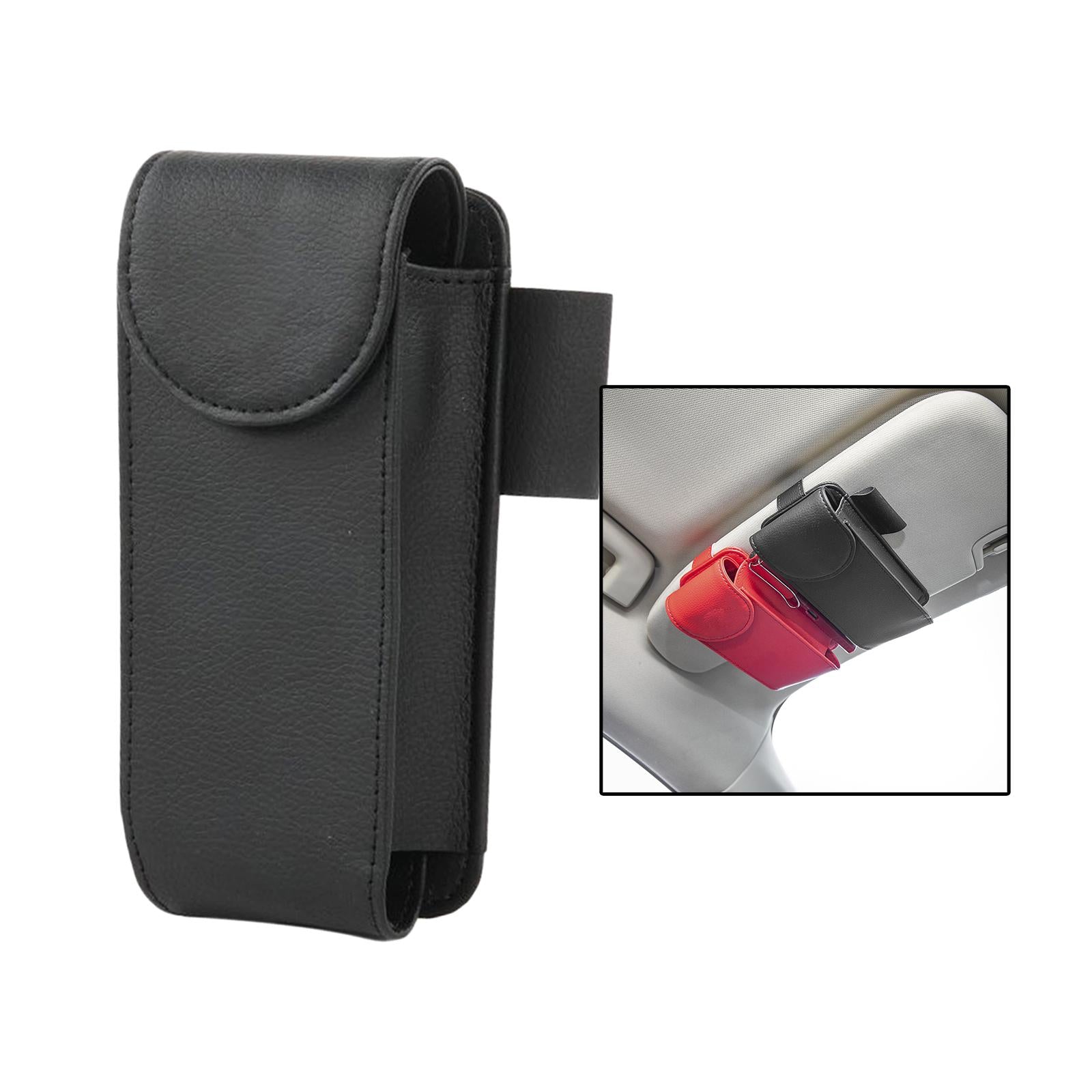 Sunglasses Holders for Car Sun Visor Universal for Automobile Truck SUV Black