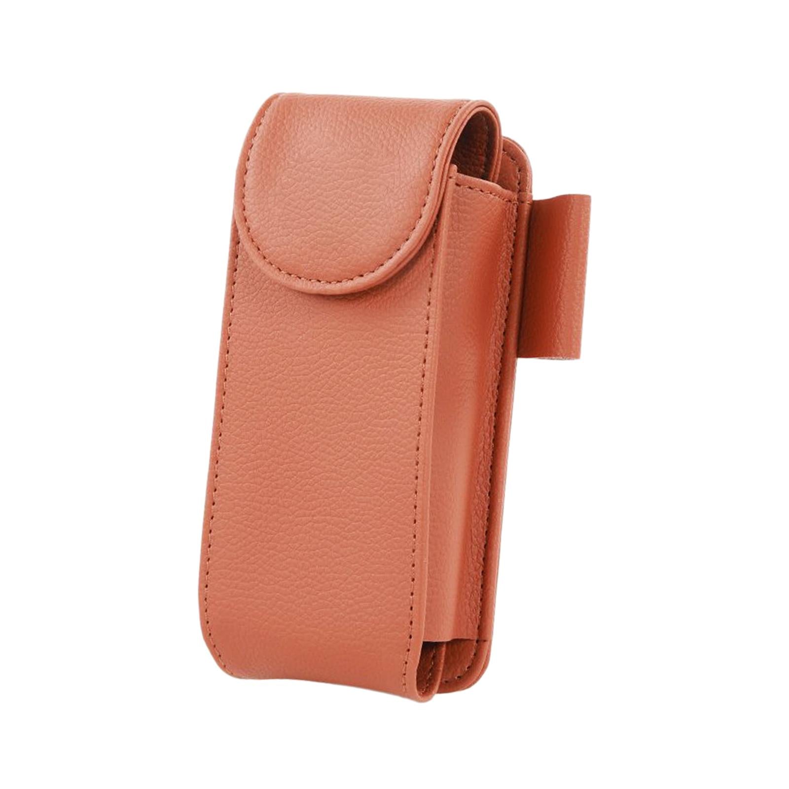 Sunglasses Holders for Car Sun Visor Universal for Automobile Truck SUV Brown