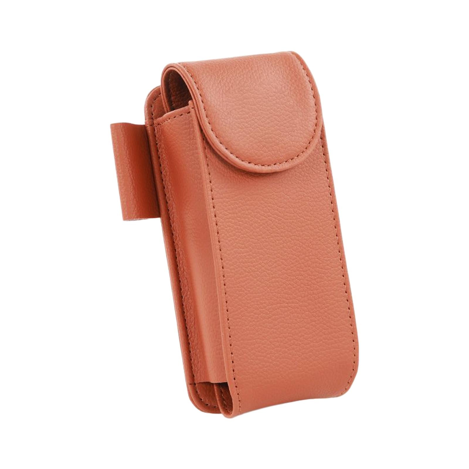 Sunglasses Holders for Car Sun Visor Universal for Automobile Truck SUV Brown