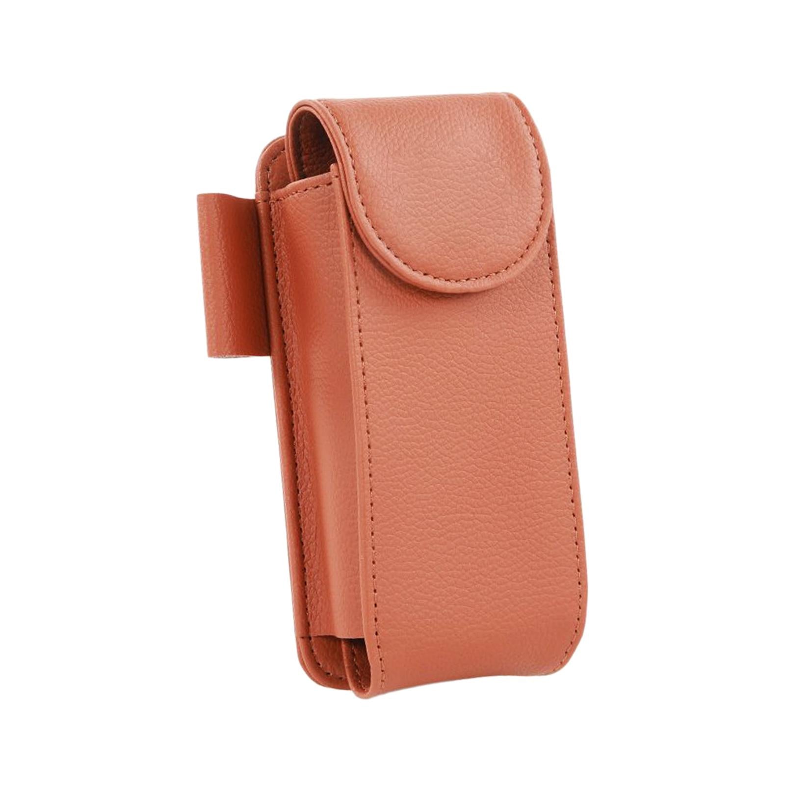 Sunglasses Holders for Car Sun Visor Universal for Automobile Truck SUV Brown