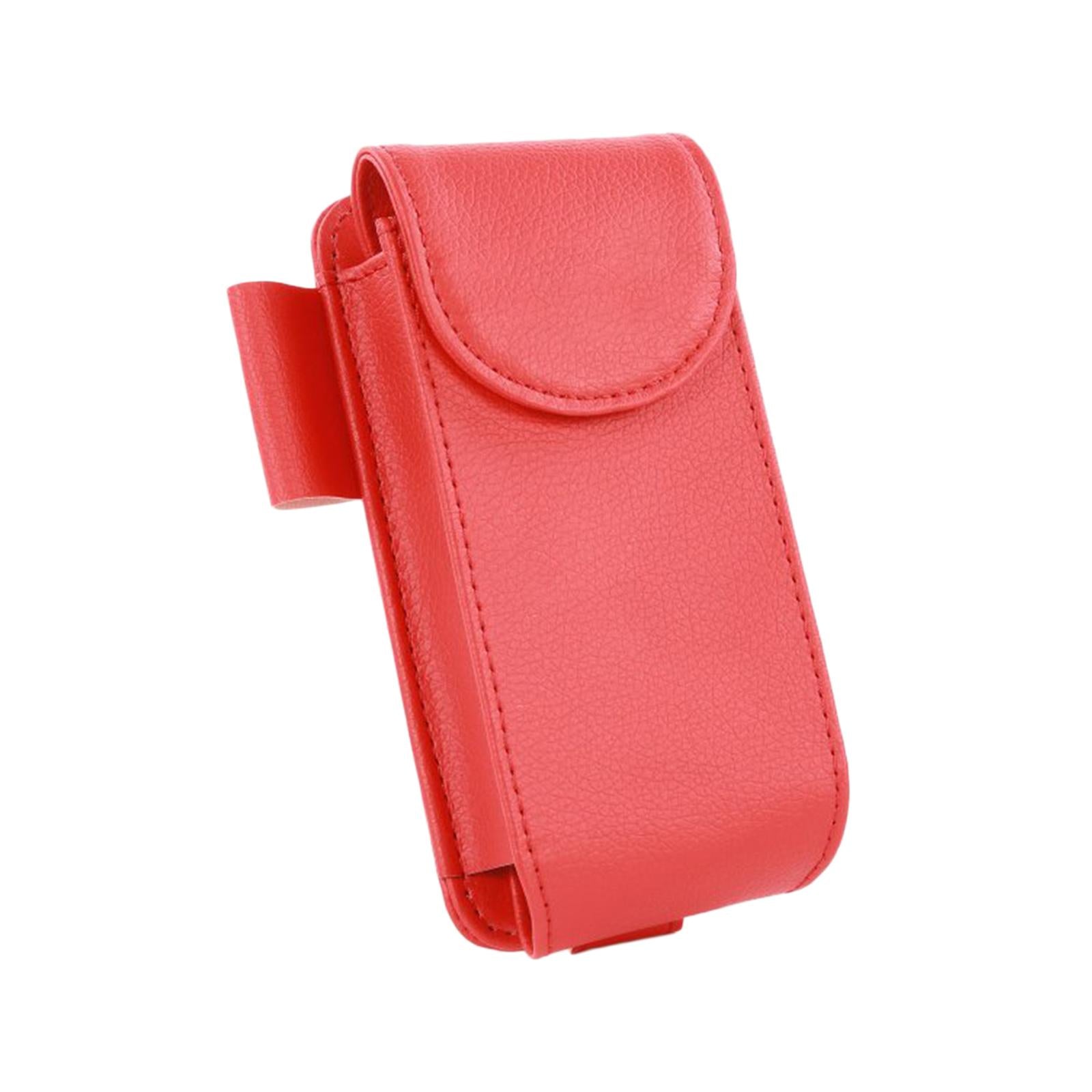 Sunglasses Holders for Car Sun Visor Universal for Automobile Truck SUV Red