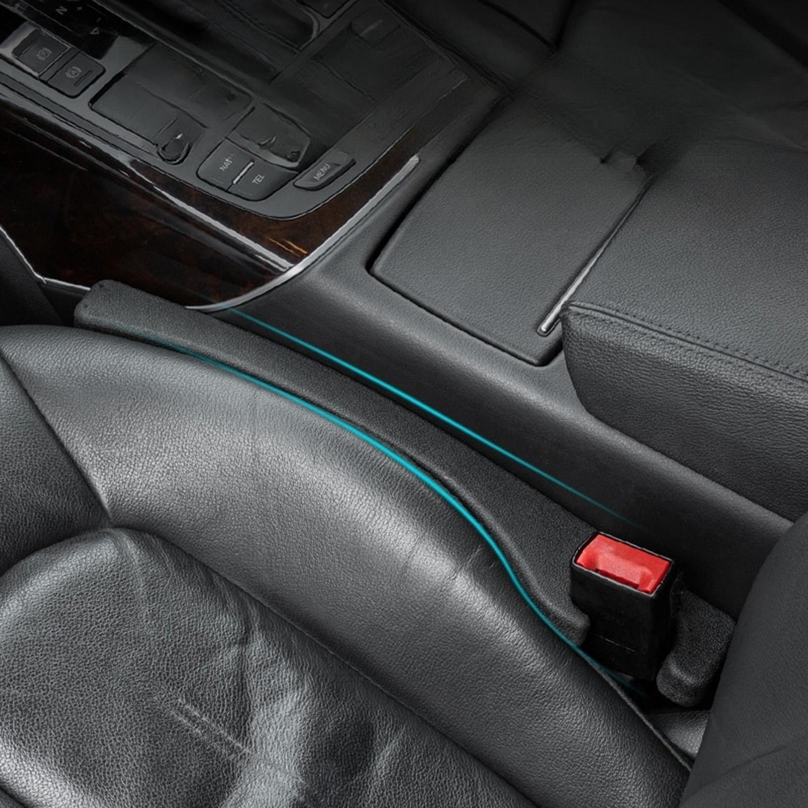 Car Seat Gap Filler Keep Phones Keys Wallet from Falling Interior Essentials black