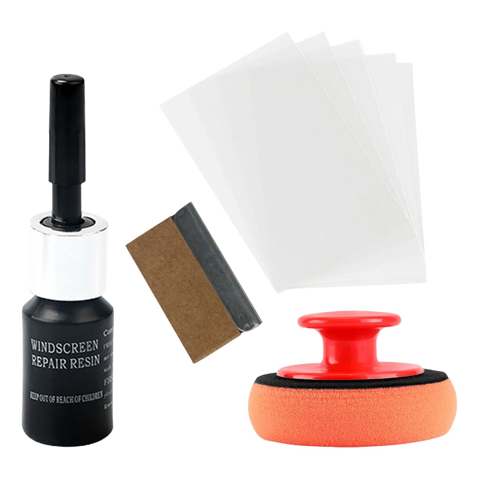 4xCar Windshield Crack Repair Kit Nano Fluid Filler for Star Shaped Crack