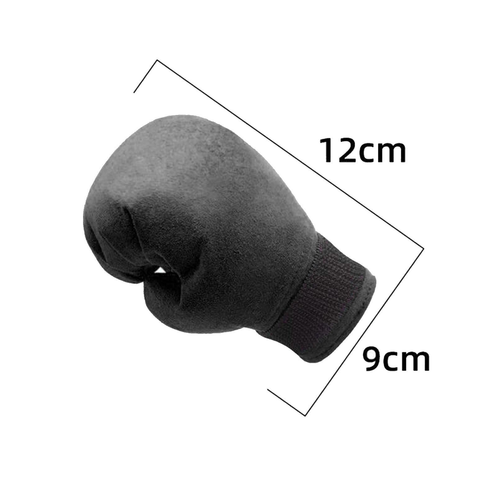 Car Gear Shift Cover, Fashion Boxing Shift Knob Cover for Car Truck SUV Black
