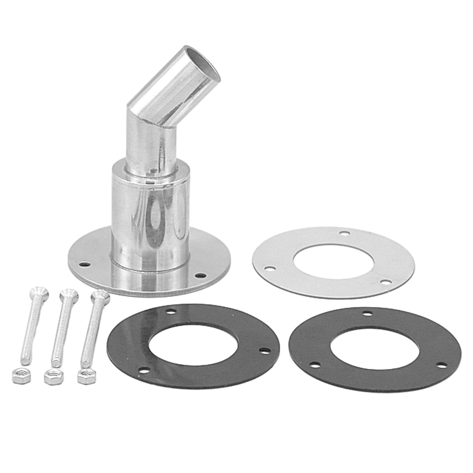thru Hull Exhaust Skin Replaces for 24mm Inner Diameter Hose Pipe Truck