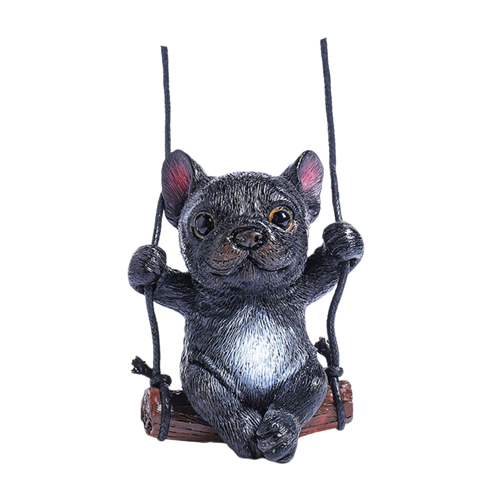 Dog Pendant for Car Rear View Mirror Charm for Backpacks Home Cafes Style B
