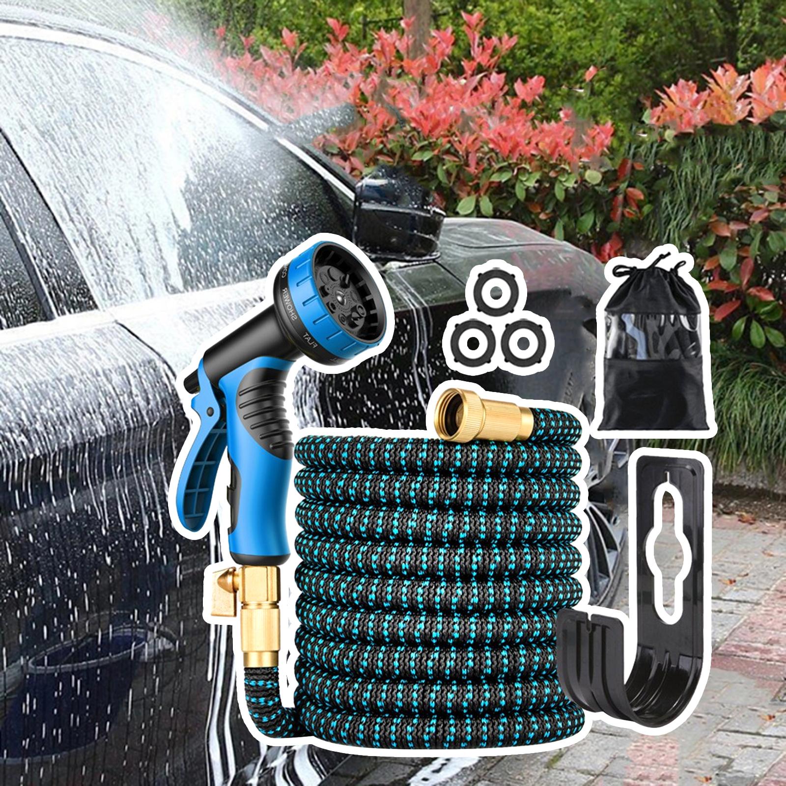 Expandable Garden Hose 30M Long for Auto Cleaning Lawn with Storage Bag