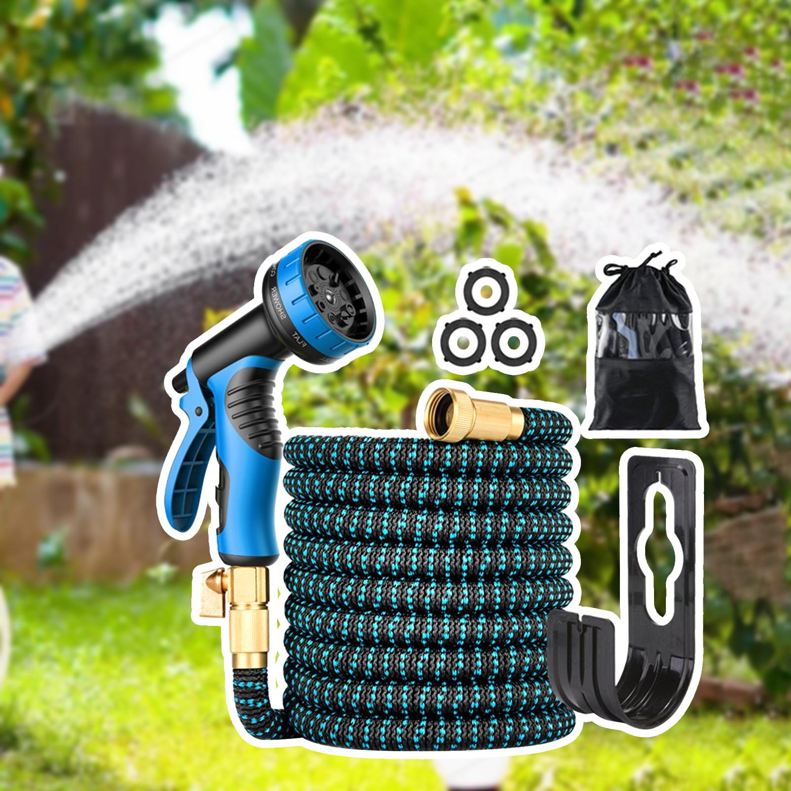 Expandable Garden Hose 30M Long for Auto Cleaning Lawn with Storage Bag