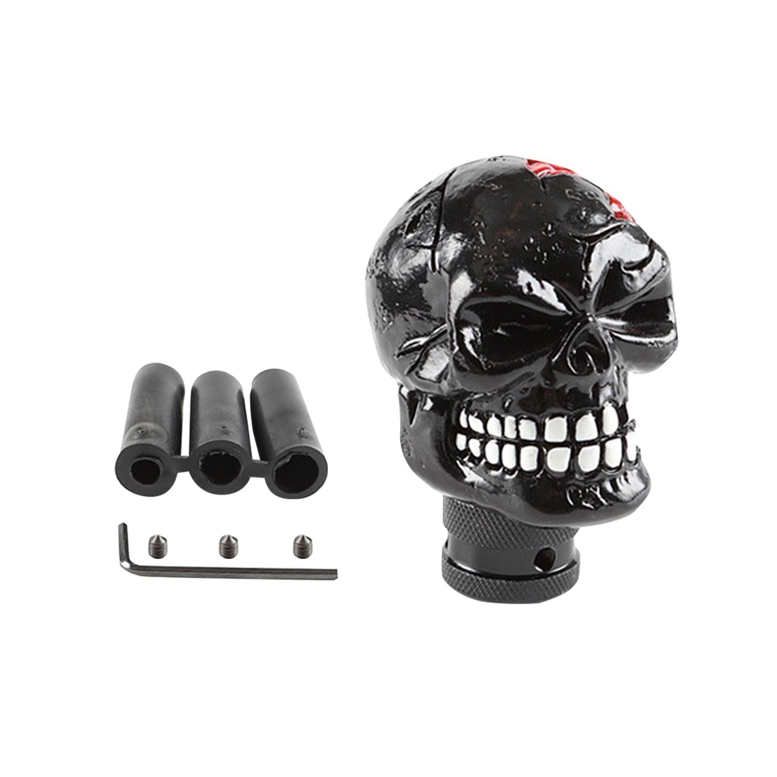 Skull Gear Shifter Knob Fit Manual Transmission Vehicles Manual Shifter Knob Black