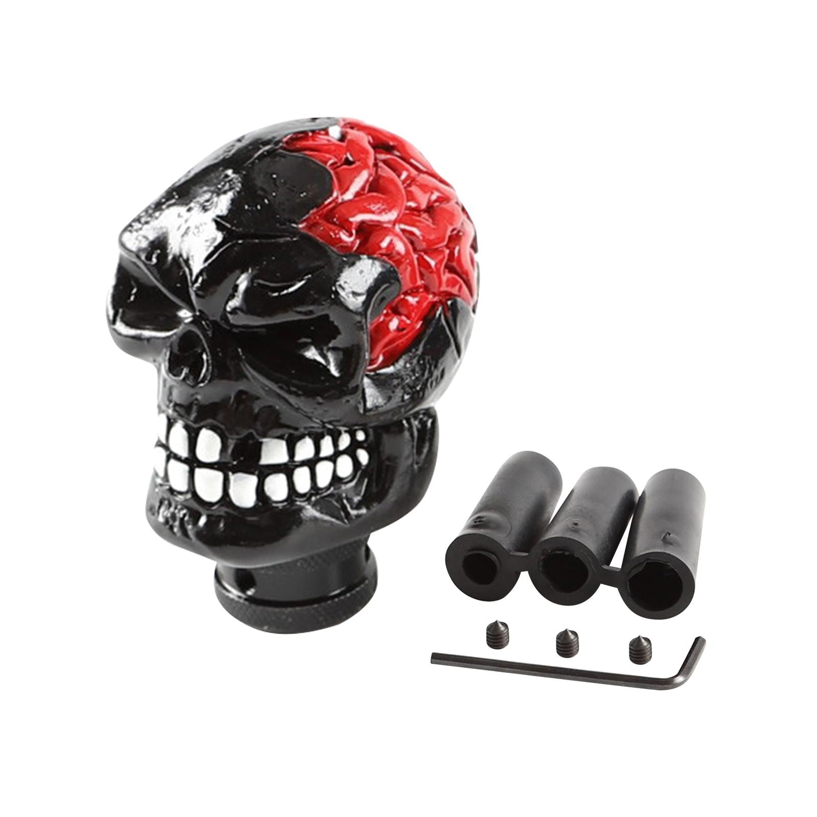 Skull Gear Shifter Knob Fit Manual Transmission Vehicles Manual Shifter Knob Black