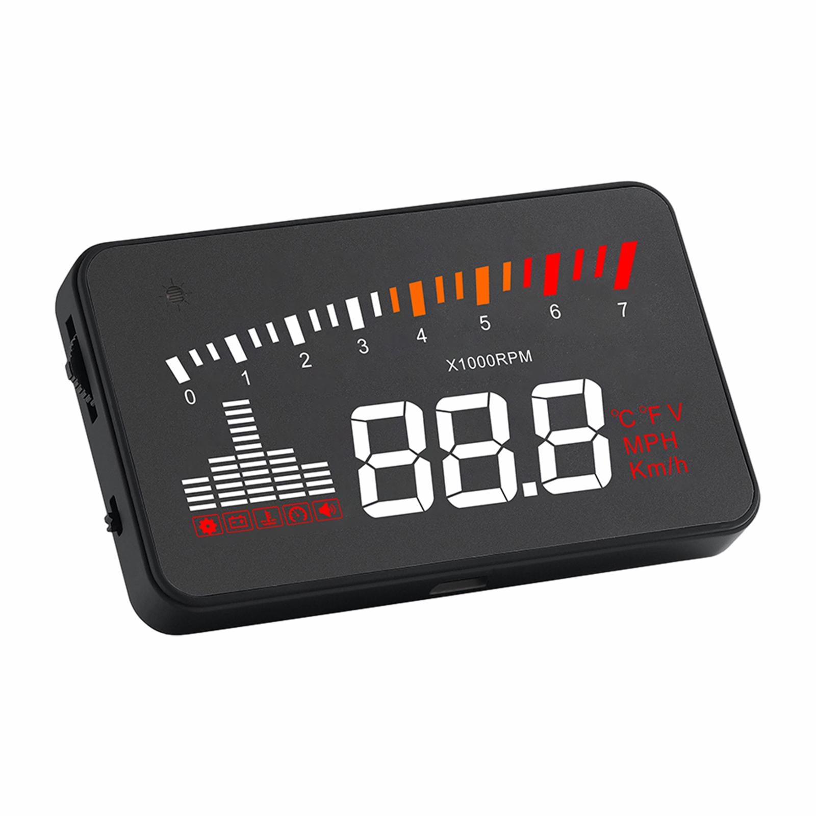Car Head-up Display 3.5inch Screen Cars Speedometer Windshield Projector