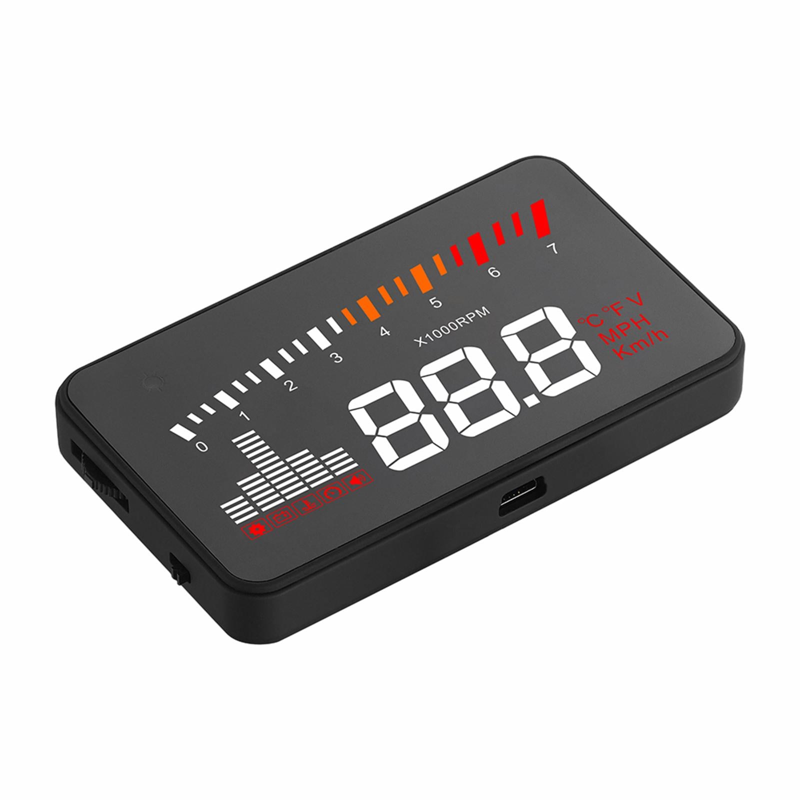 Car Head-up Display 3.5inch Screen Cars Speedometer Windshield Projector