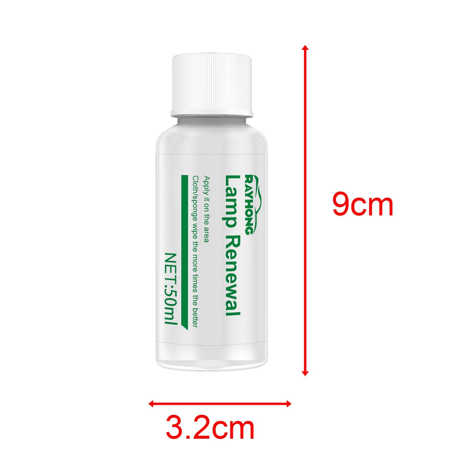 Headlight Polisher Restorer for Lights Car Windows Brake Lights 50ml