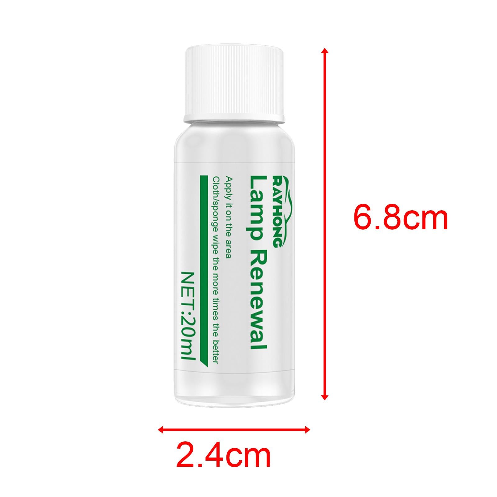Headlight Polisher Restorer for Lights Car Windows Brake Lights 20ml