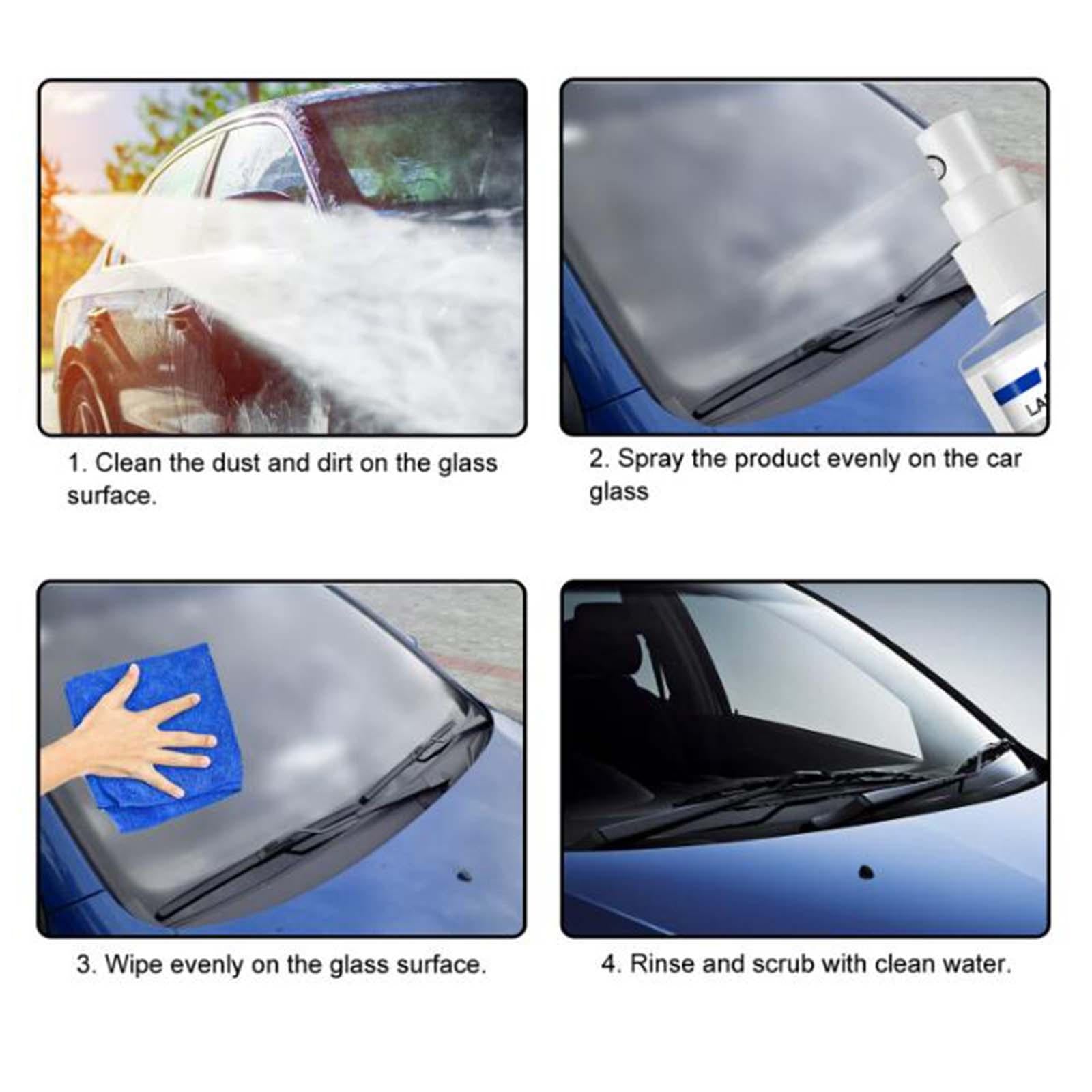 2x3 in 1 Anti Fog Spray 2 Liquid Cleaner and Protector for Suvs Mirrors