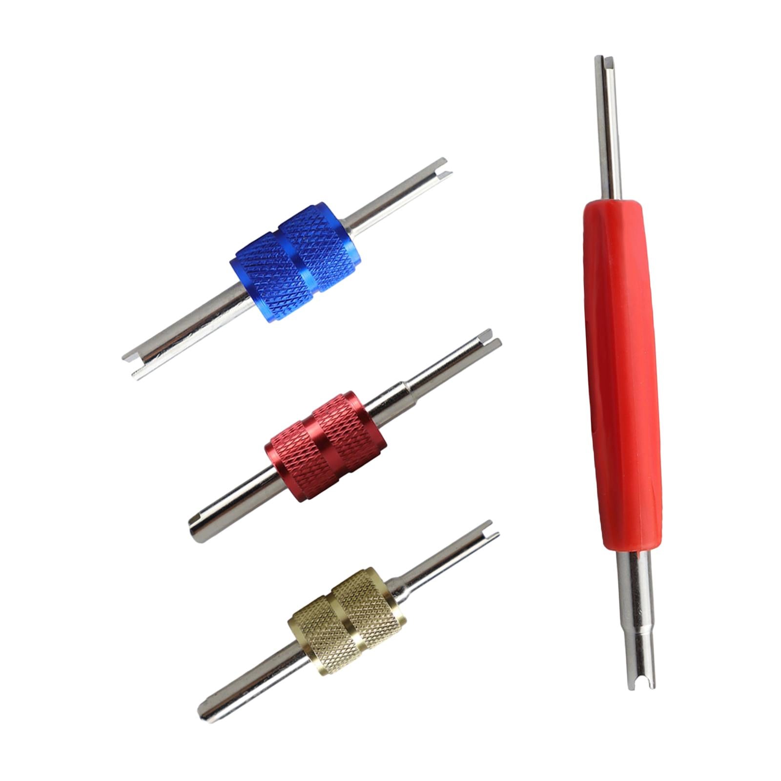 4 Pieces Tire Valve Stem Removal Air Conditioning Valve Core Remover
