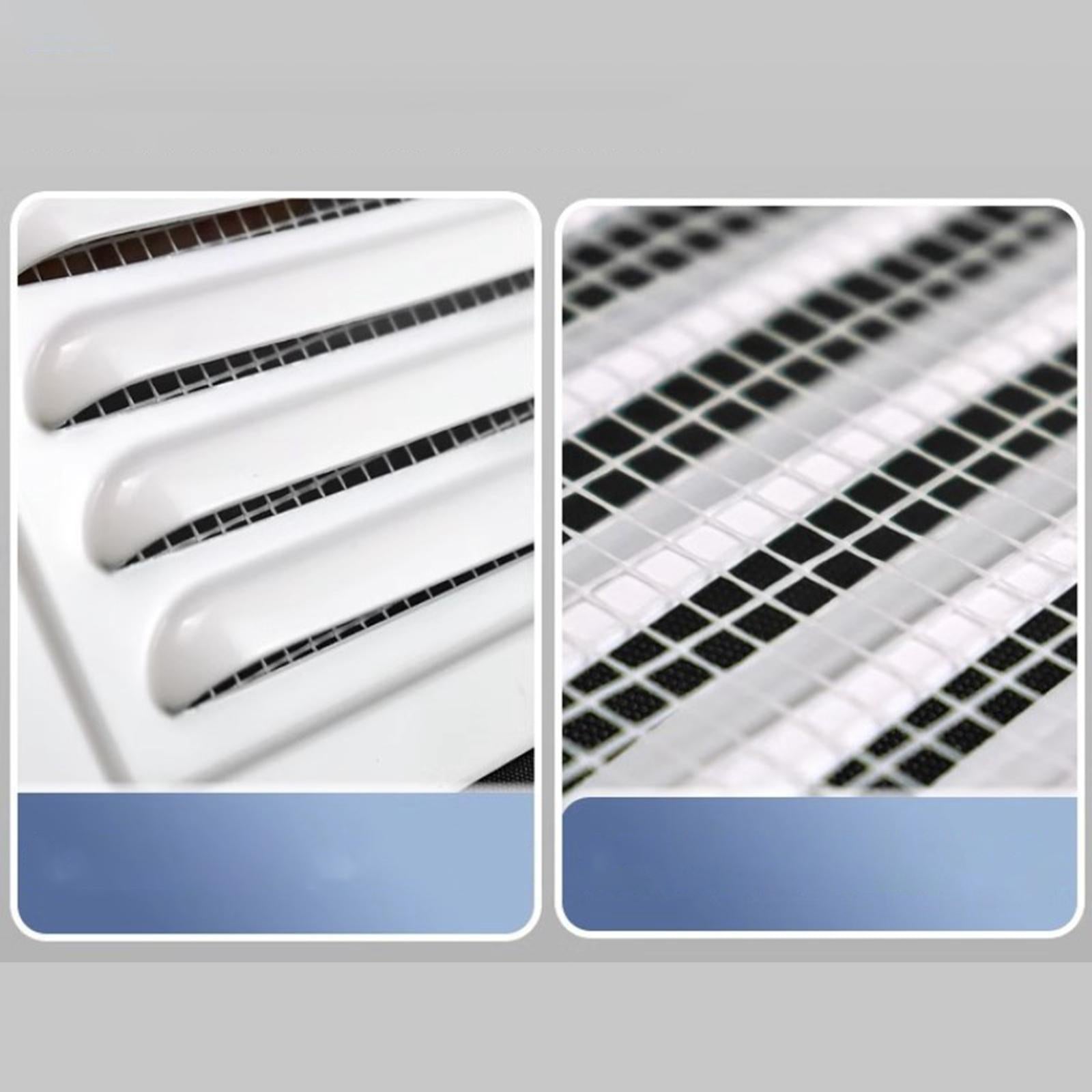 2xAir Vent Cover Aluminum Alloy Air Vent Grille for Campers Wall Bathroom 15cm