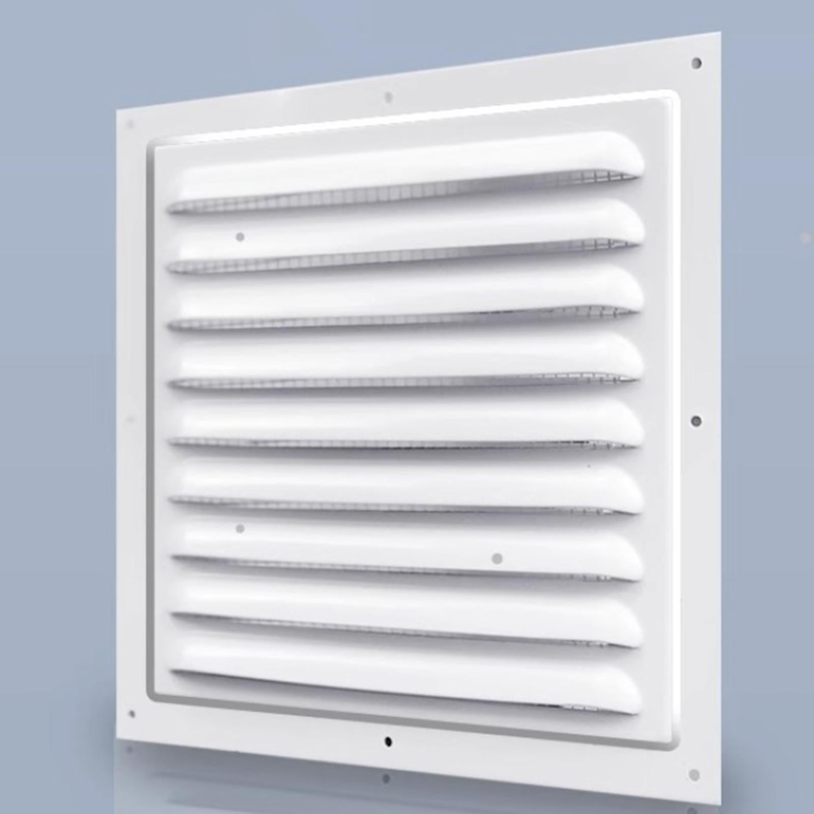 2xAir Vent Cover Aluminum Alloy Air Vent Grille for Campers Wall Bathroom 15cm