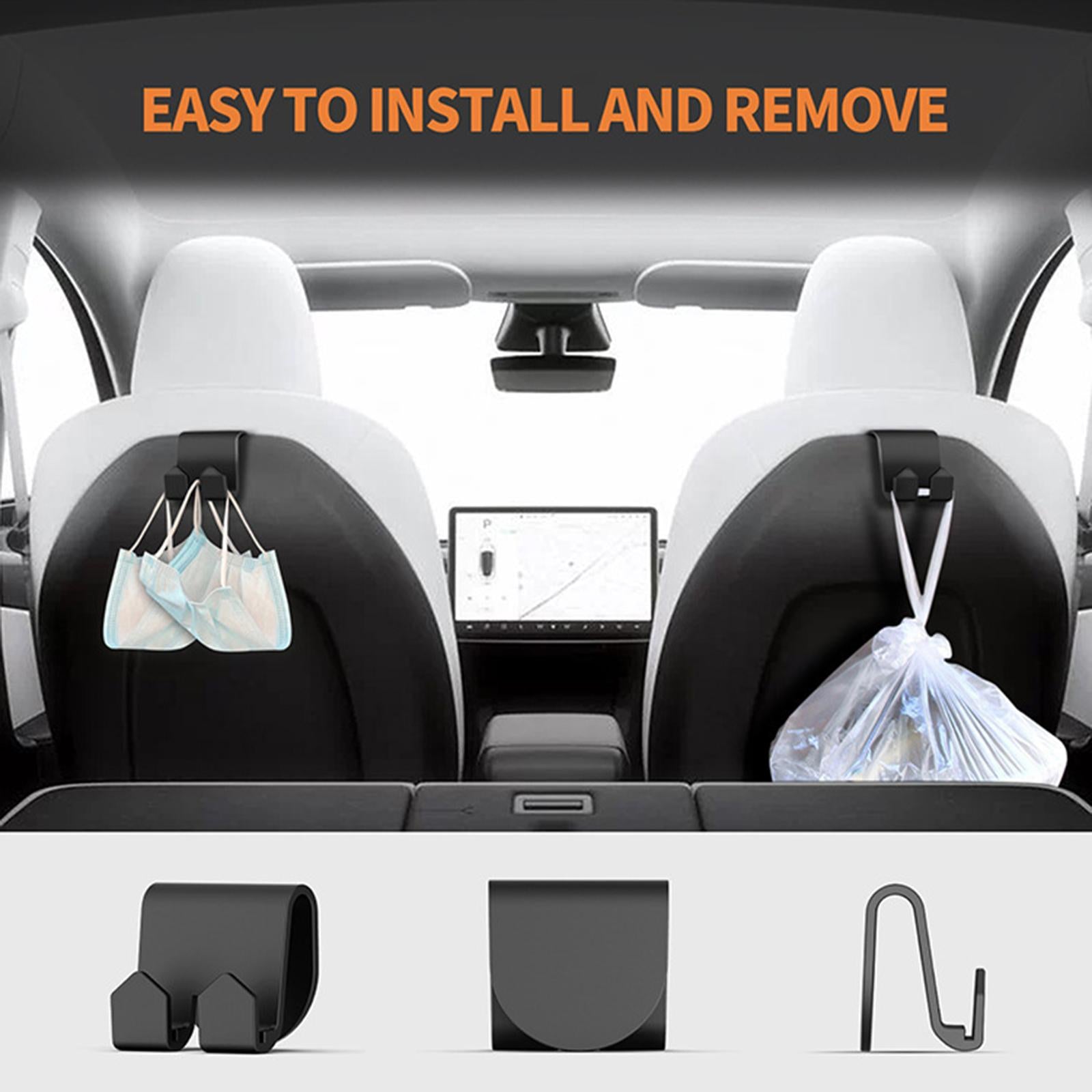 Seat Back Hooks Bag Holder Luggage Hook for Tesla Model 3 X Y S