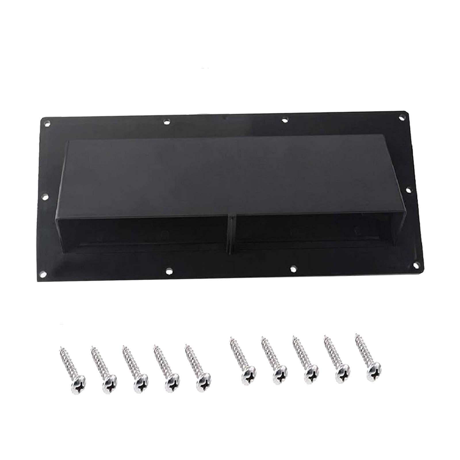 RV Range Hood Vent Cover Durable Replaces RV Range Hood Exhaust Vent Cover black