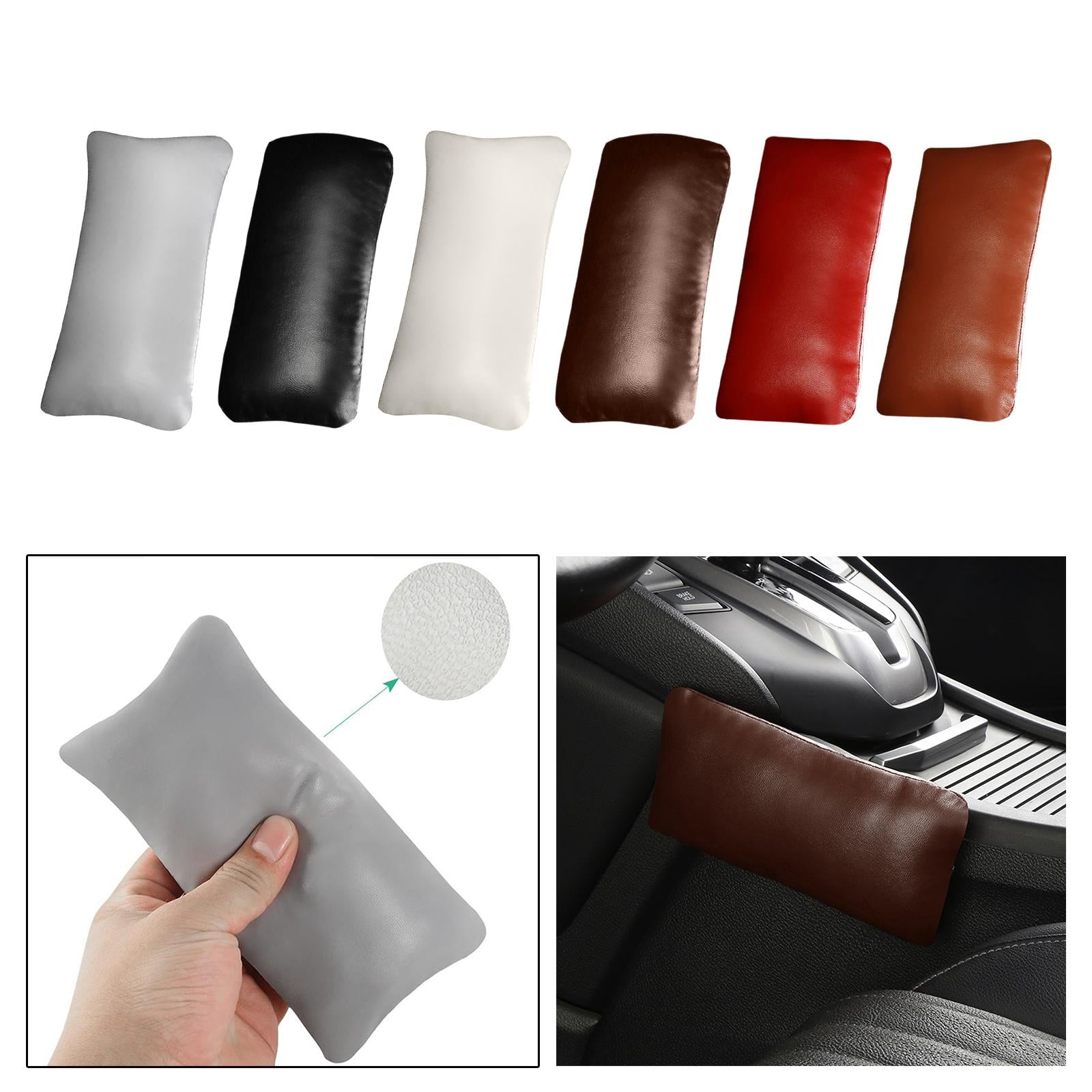 Car Knee Pad Cushion Car Center Console Knee Leg Elbow Cushion Pad Universal gray
