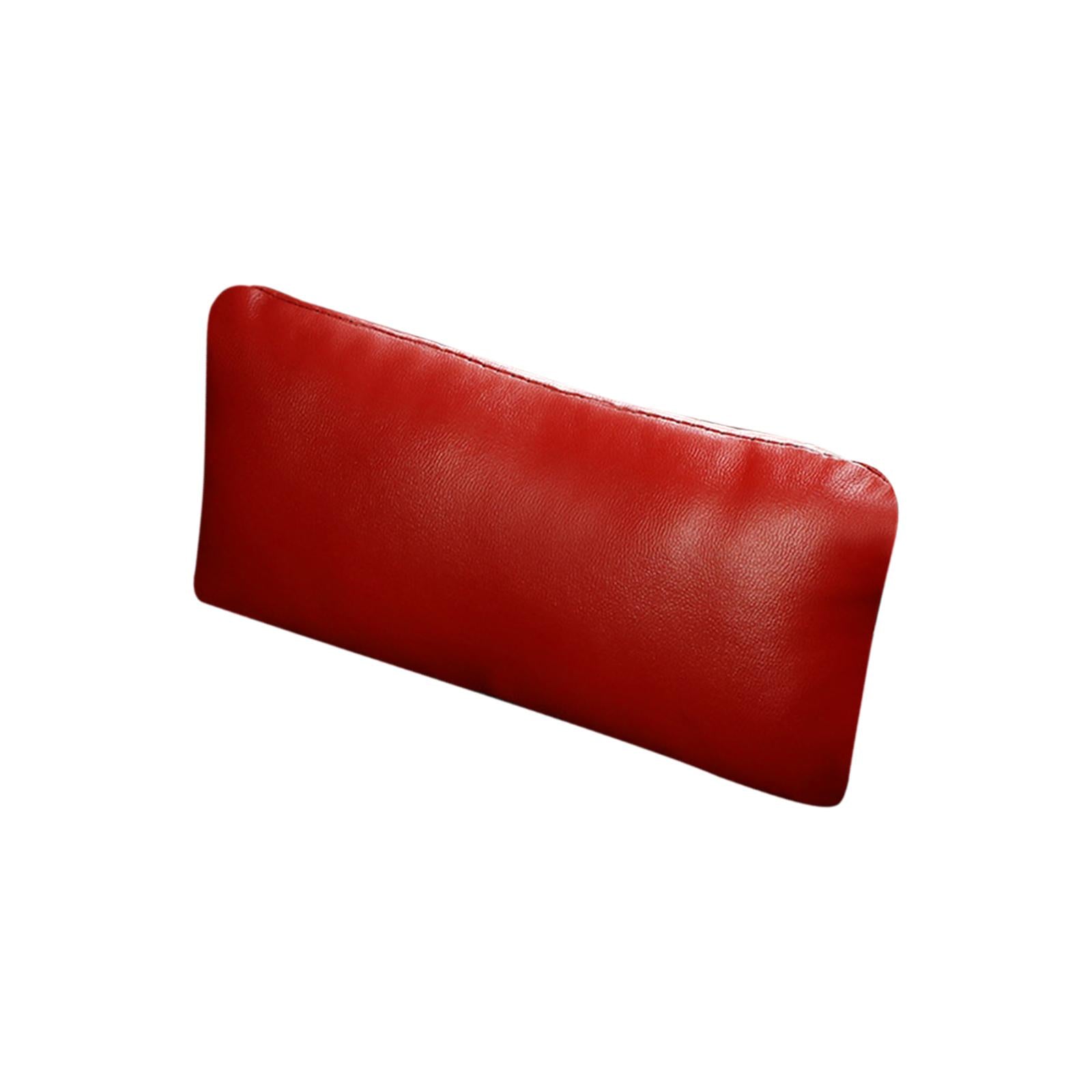 Car Knee Pad Cushion Car Center Console Knee Leg Elbow Cushion Pad Universal red