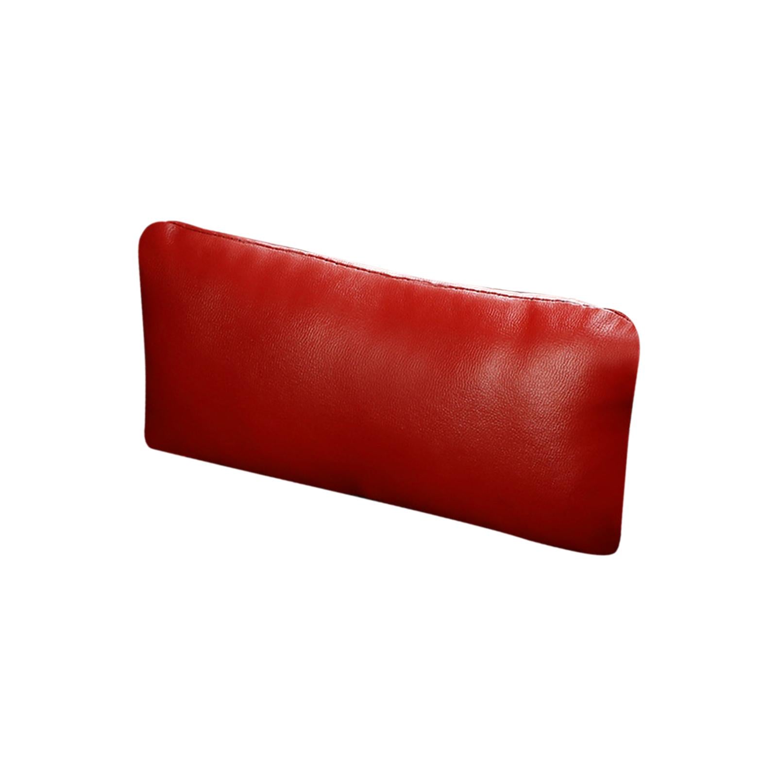 Car Knee Pad Cushion Car Center Console Knee Leg Elbow Cushion Pad Universal red