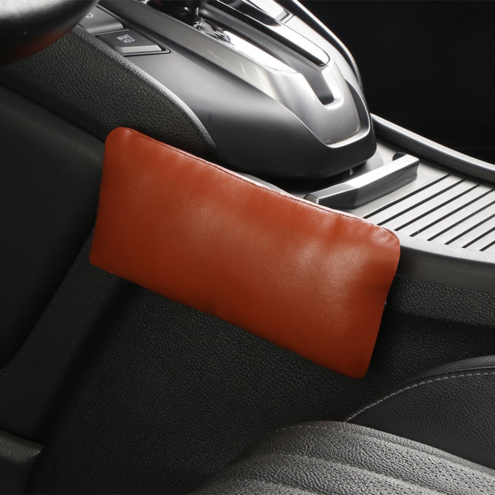 Car Knee Pad Cushion Car Center Console Knee Leg Elbow Cushion Pad Universal brown
