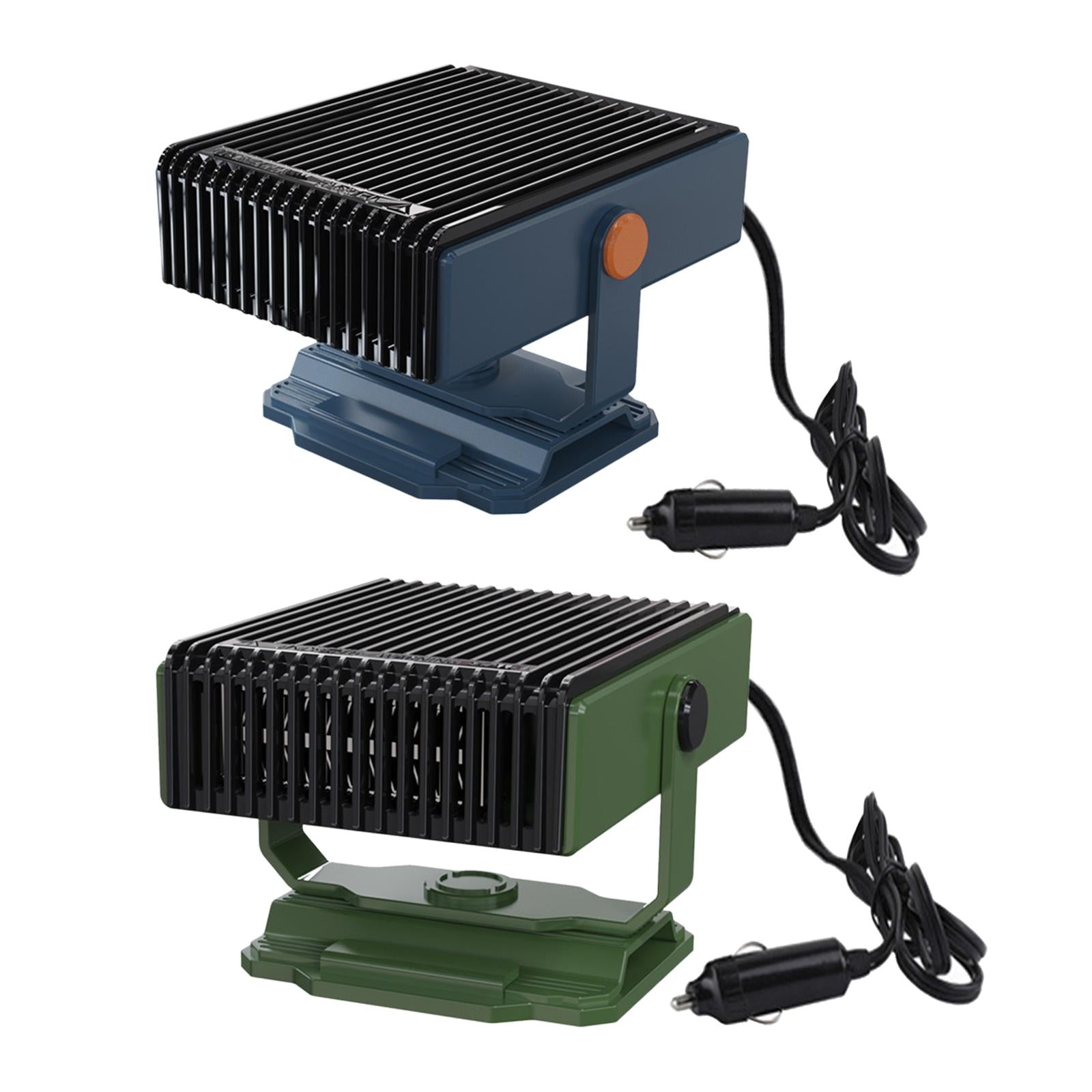 Car Heater Quick Heating 12V 150W Auto Heating Fan for Vehicles Boat RV Blue