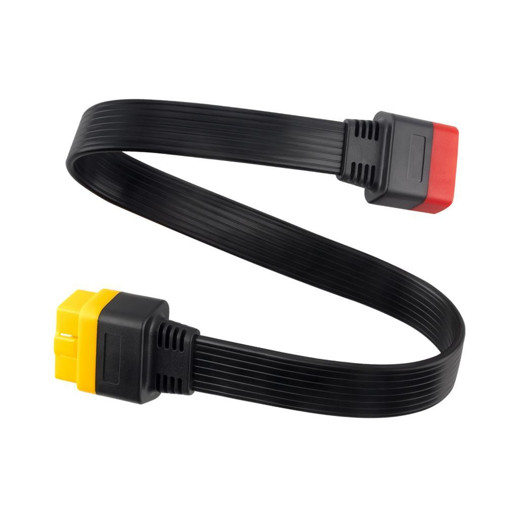 Extension Cable TPU Flat Ribbon Cable for OBDII Vehicle 60CM