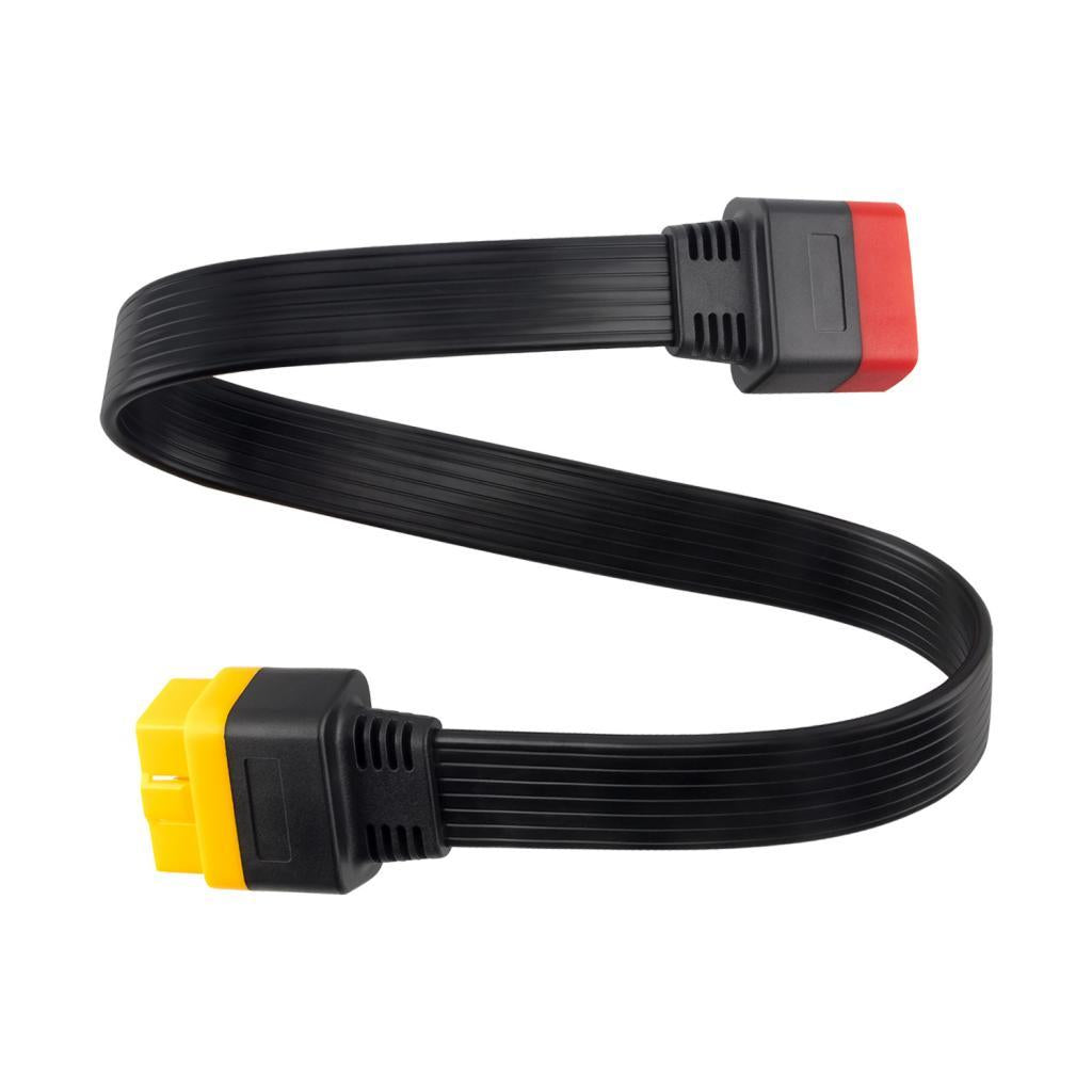 Extension Cable TPU Flat Ribbon Cable for OBDII Vehicle 60CM