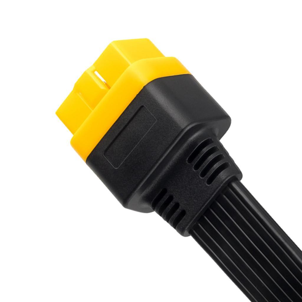 Extension Cable TPU Flat Ribbon Cable for OBDII Vehicle 60CM
