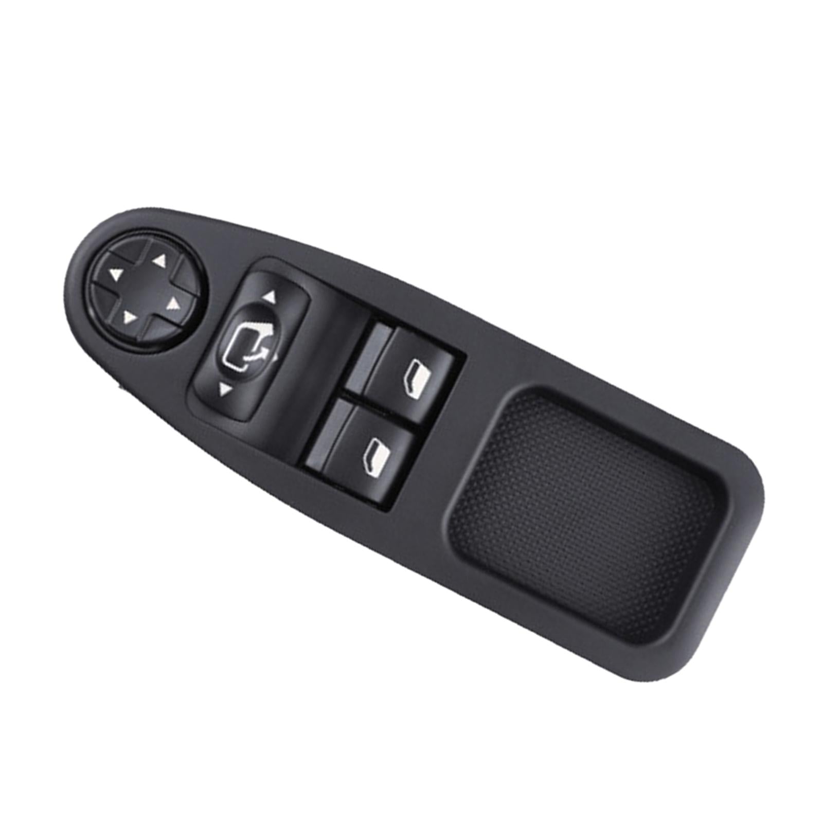 Master Power Window Mirror Switch 6554ZJ Sturdy Black for Citroen 07-16