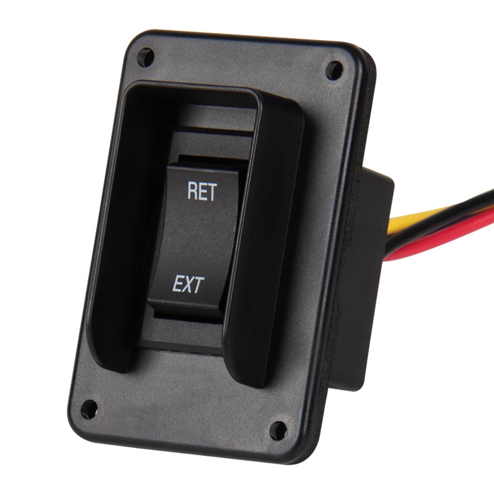 Black Power Stabilizer Switch Durable for Trailer Components 12V 24V RV