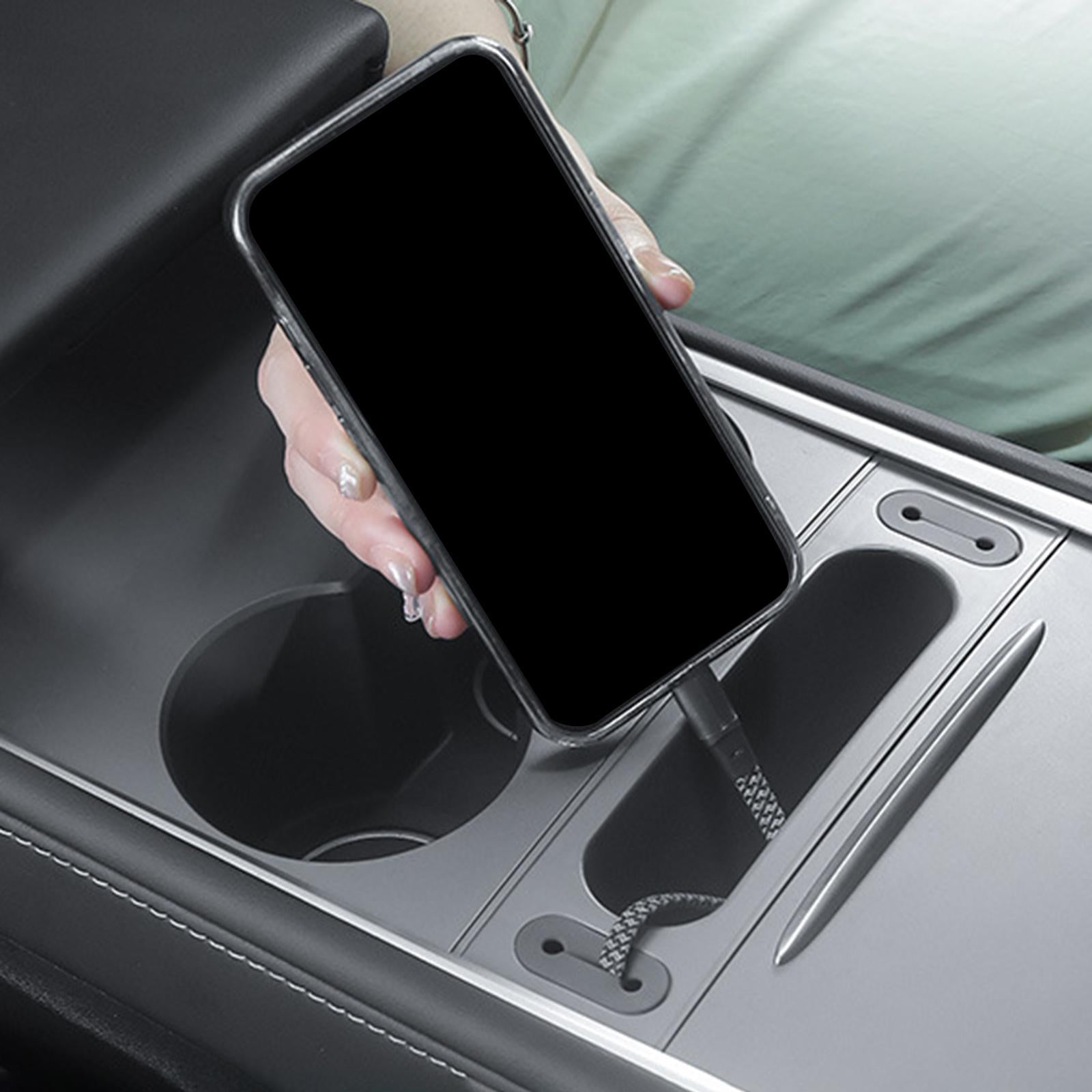 Center Console Phone Storage Slot Box for Tesla Model 3 Model Y Durable