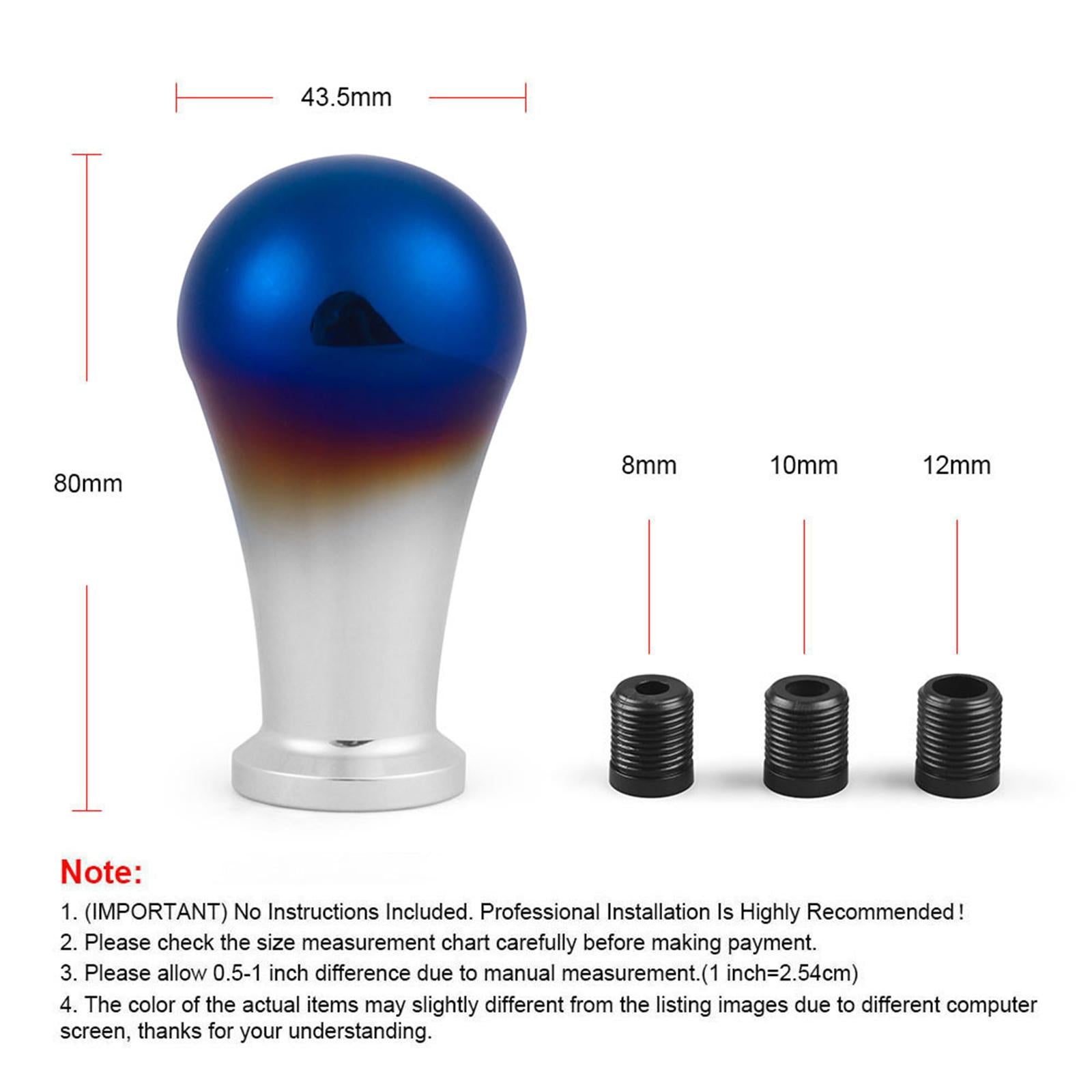 Aluminum Shifter Knob Auto Shifter Knob for Car Automotive Replacement Parts