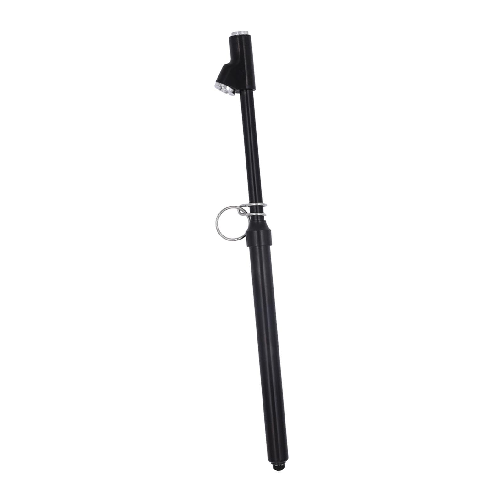Dual Head Tire Pressure Gauge Metal Air Pressure Gauge for Bicycles Van Black