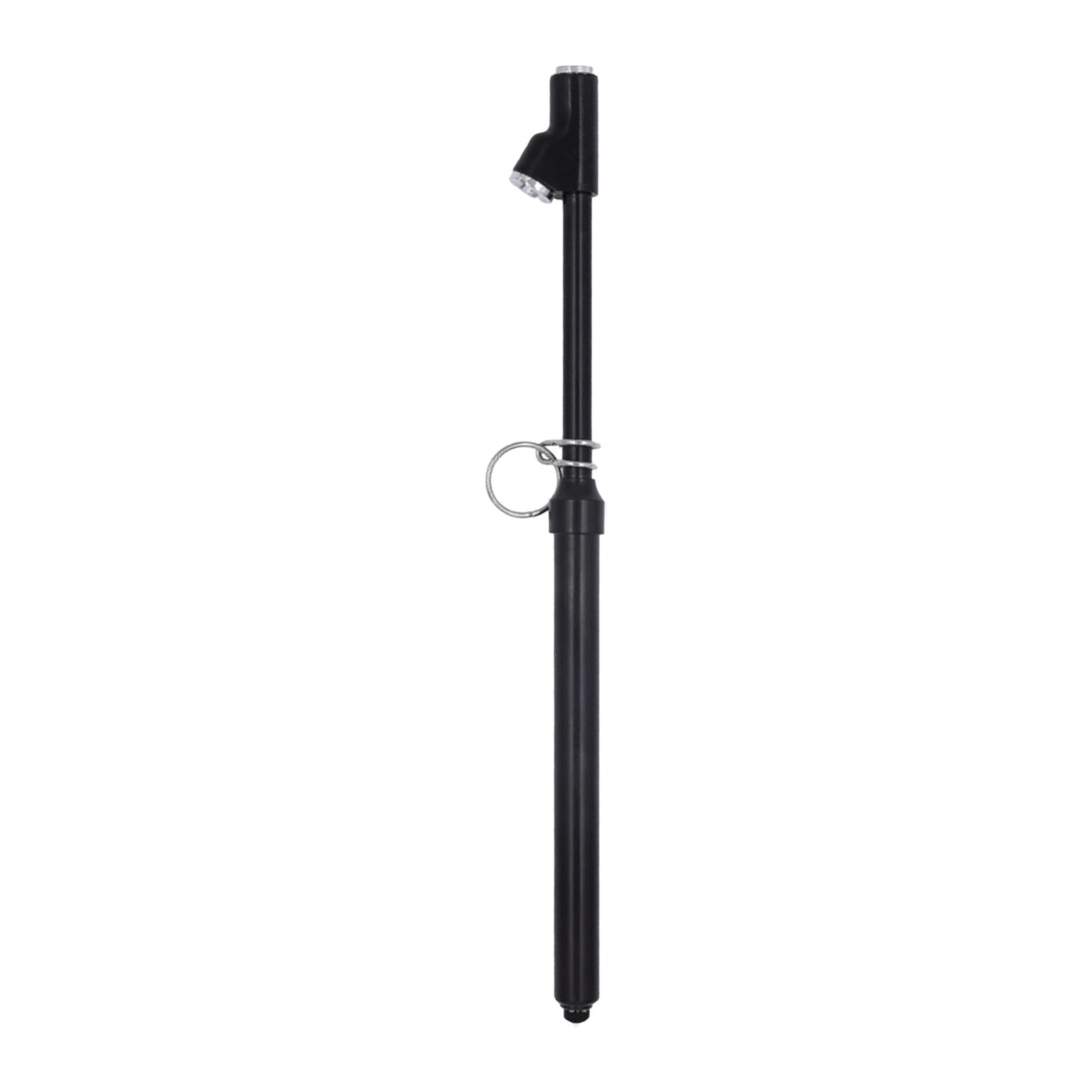 Dual Head Tire Pressure Gauge Metal Air Pressure Gauge for Bicycles Van Black