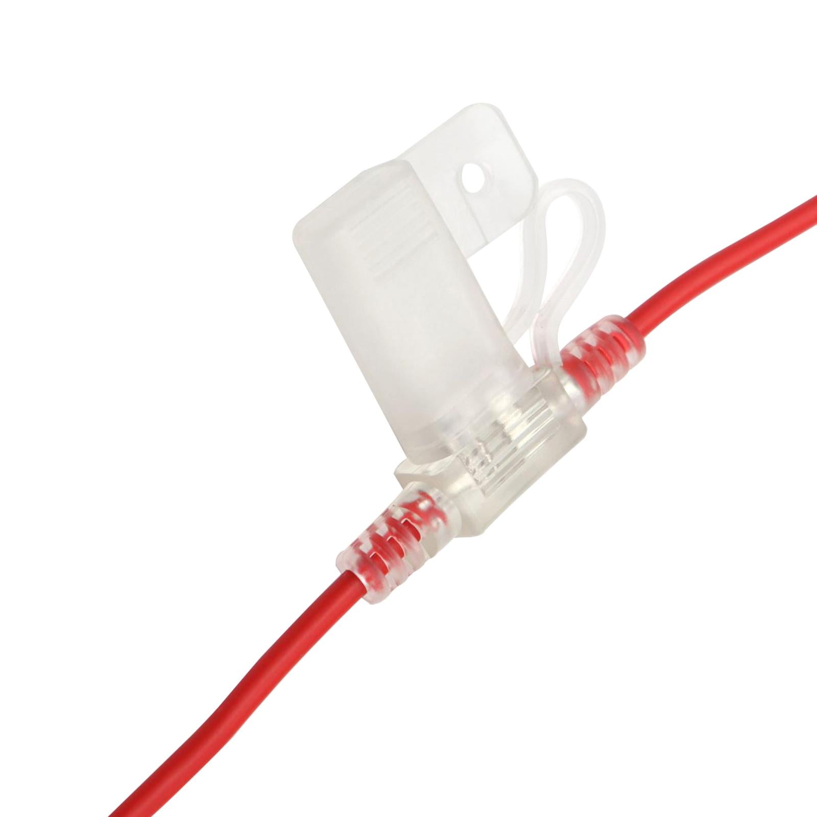 Inline Fuse Holder Durable Accessory Waterproof for ATV Automotive Boat clear