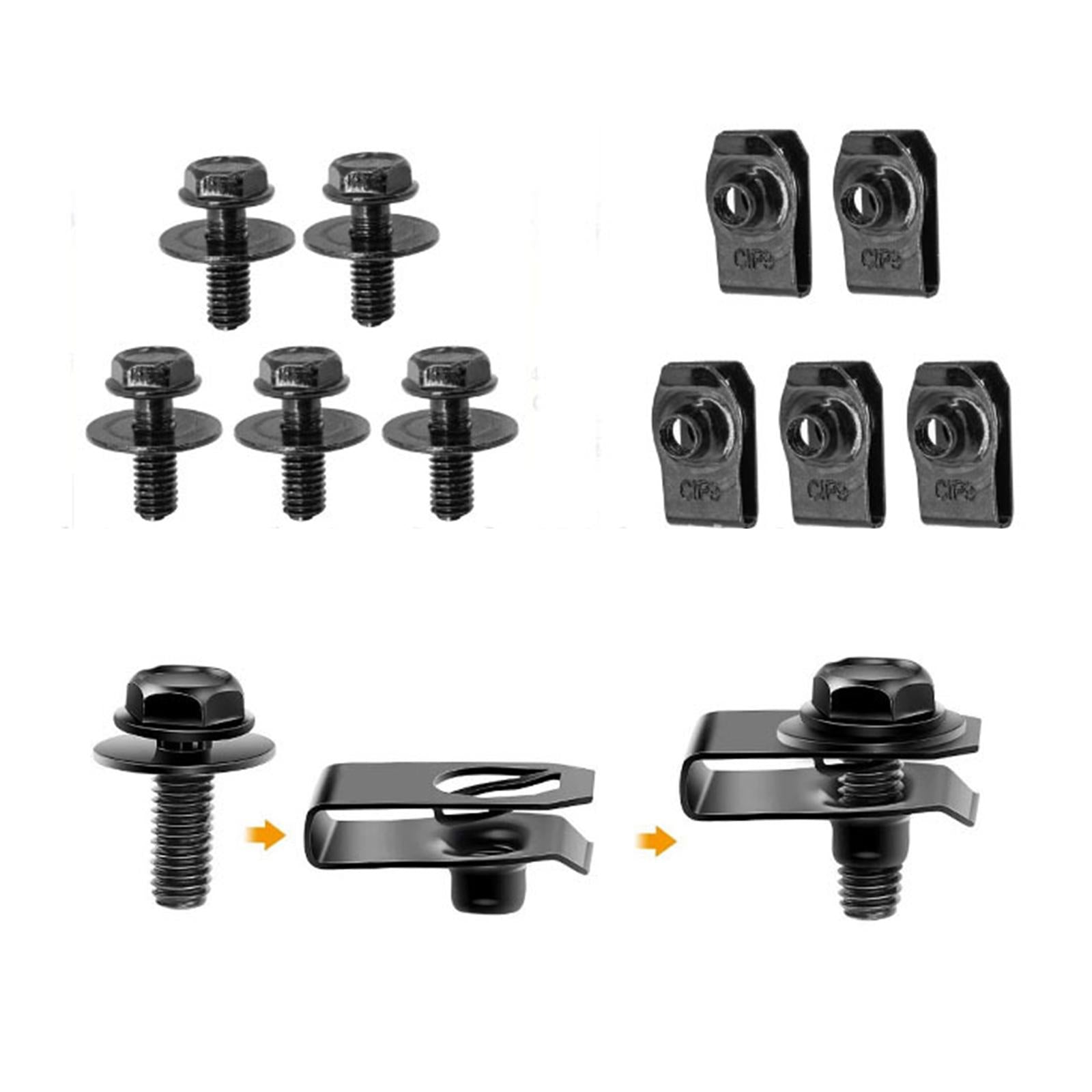 Car Body Bolts Body Fenders Bumper Hood Panel Bumper Clips 35pcs 15cmx10cm