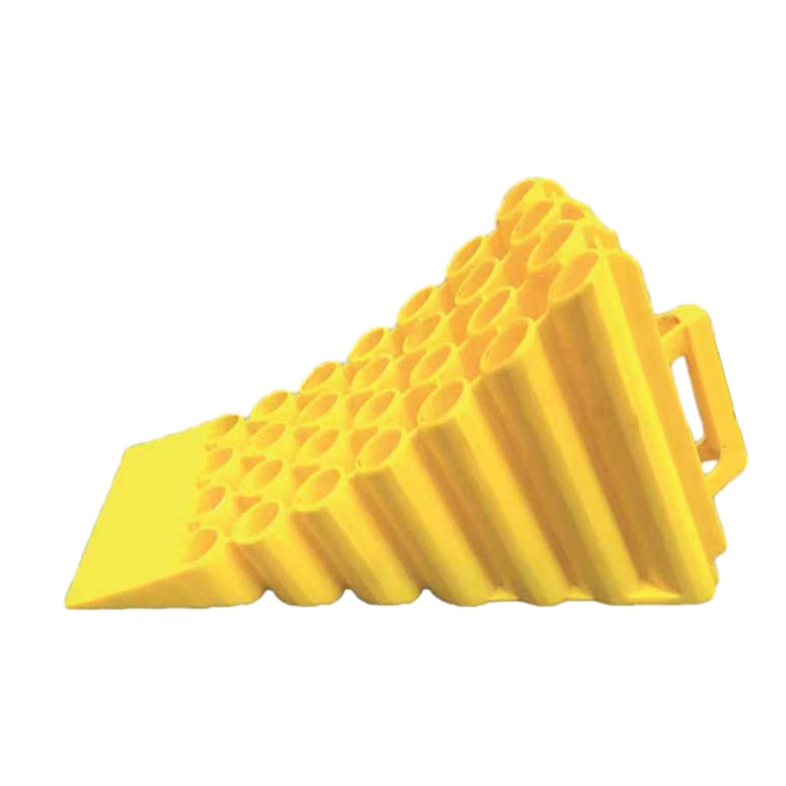 Travel Trailers RV Car Wheel Chock Stopping Device Lightweight Triangle Base 45x25x20cm