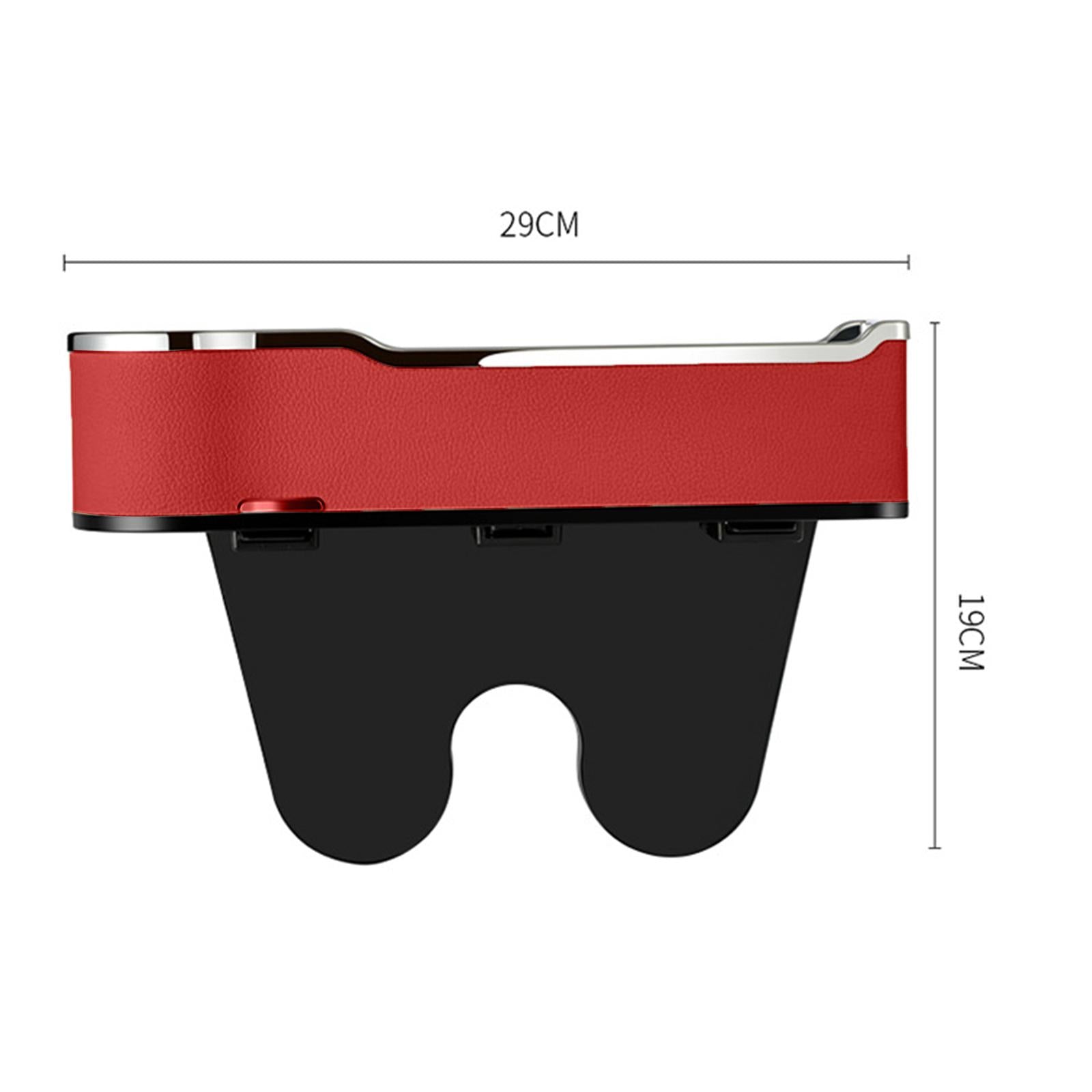 Car Seat Organizer Front Seat Cup Holder Car Seat Gaps Filler Organizer Red